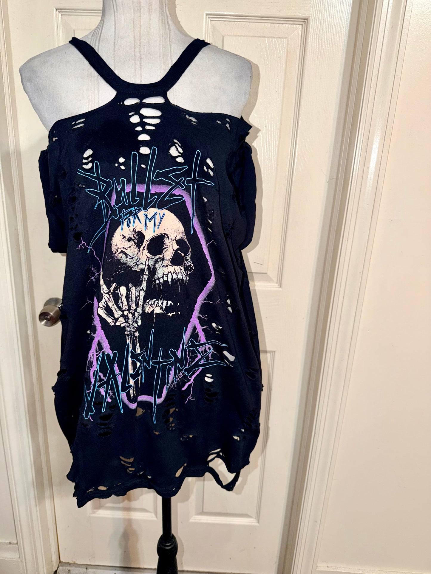 Bullet for my Valentine Oversized Distressed Tee