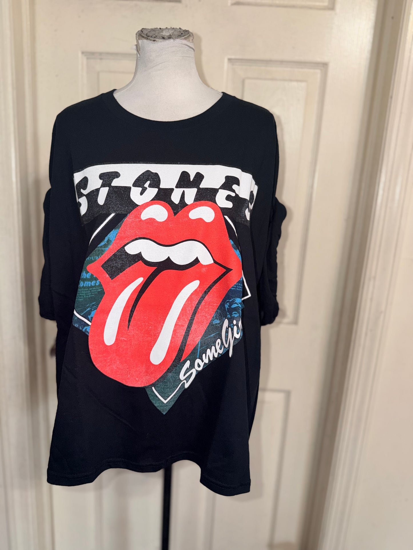 The Rolling Stones Oversized Distressed Tee