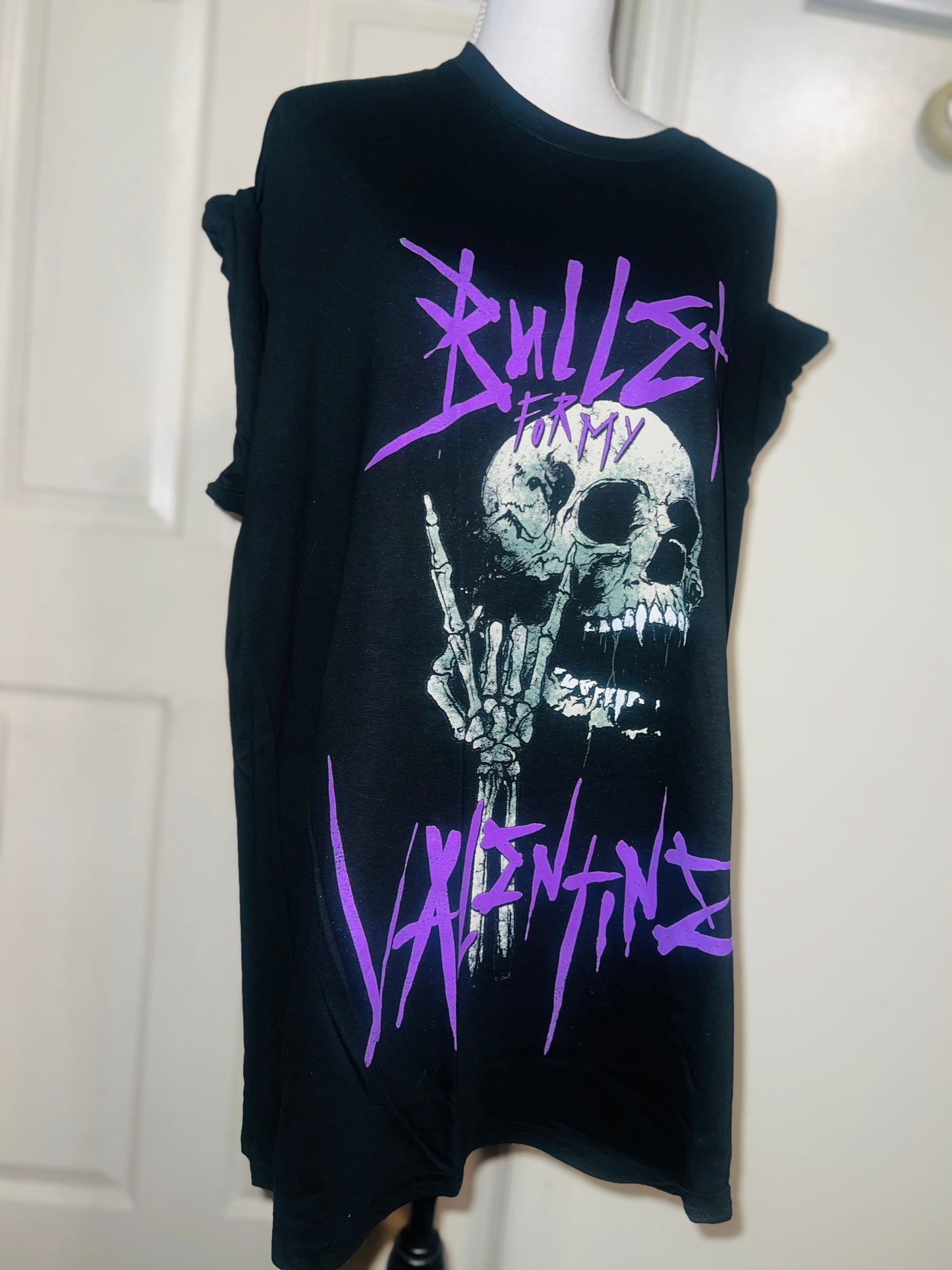 Bullet for my Valentine Oversized Distressed Tee