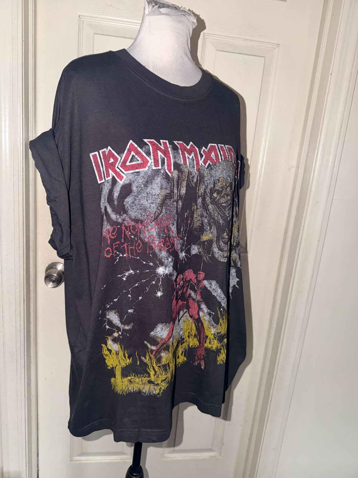 Iron Maiden Double Sided Oversized Tee