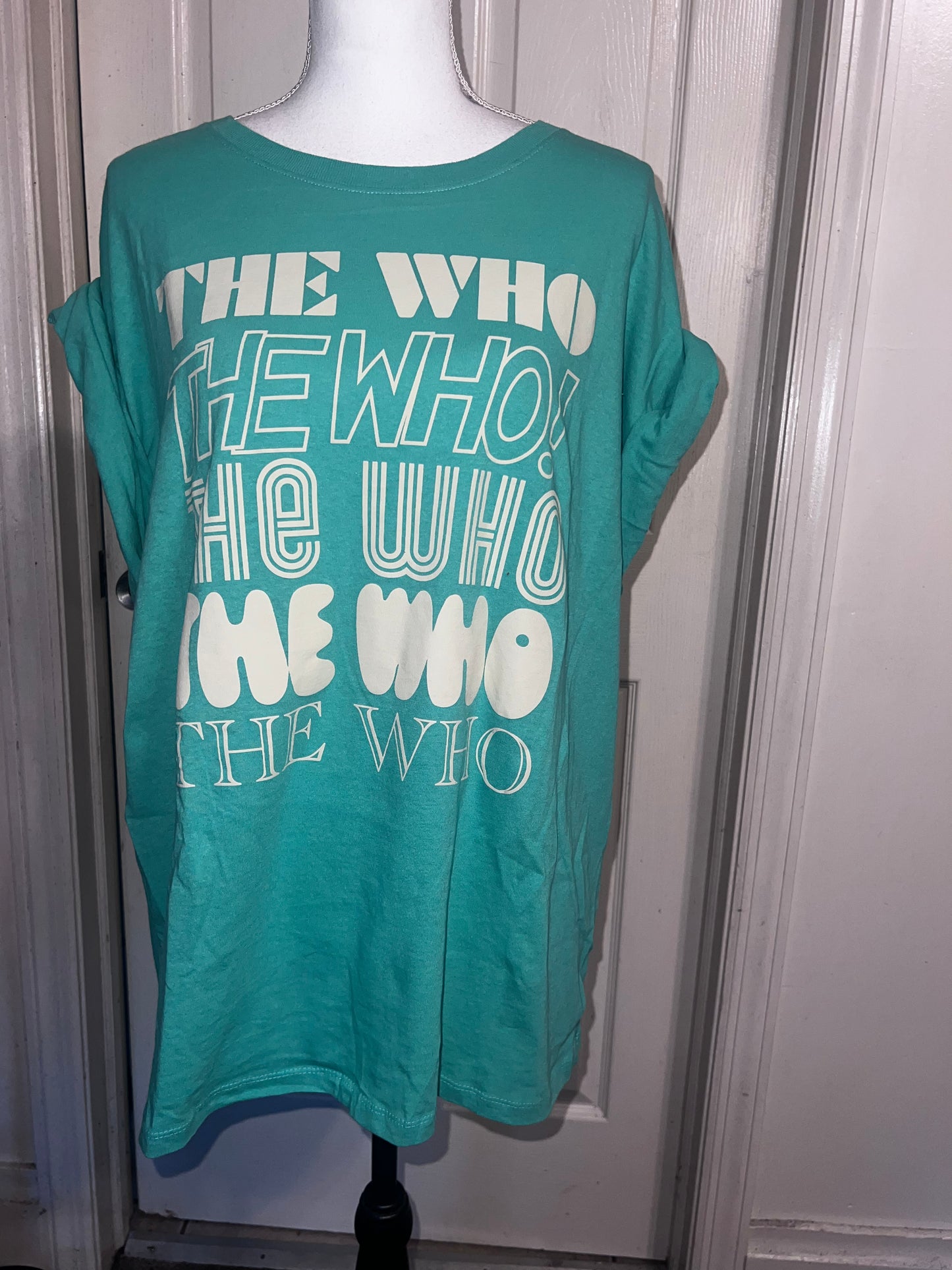 The Who Oversized Distressed Tee