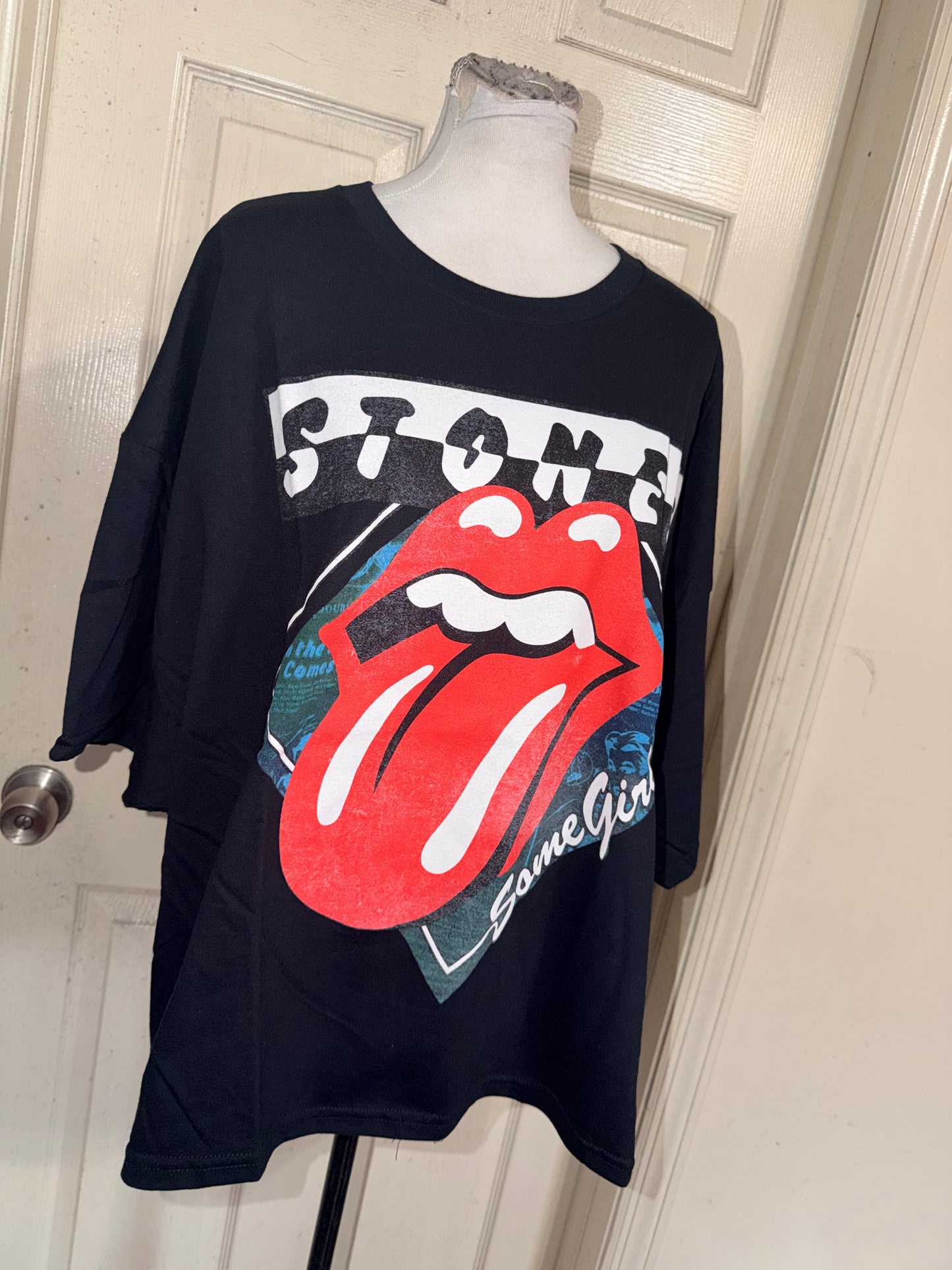 The Rolling Stones Oversized Distressed Tee