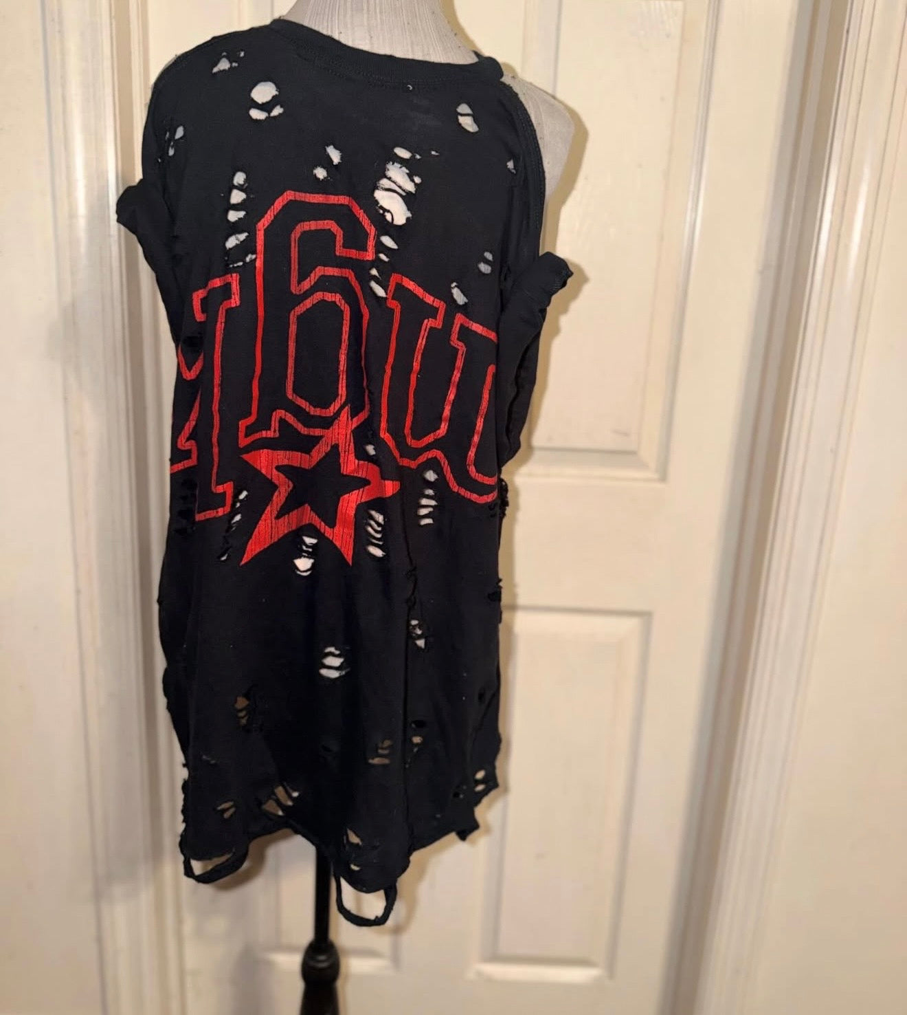 Machine Gun Kelly Double Sided Oversized Distressed Tee (as is)