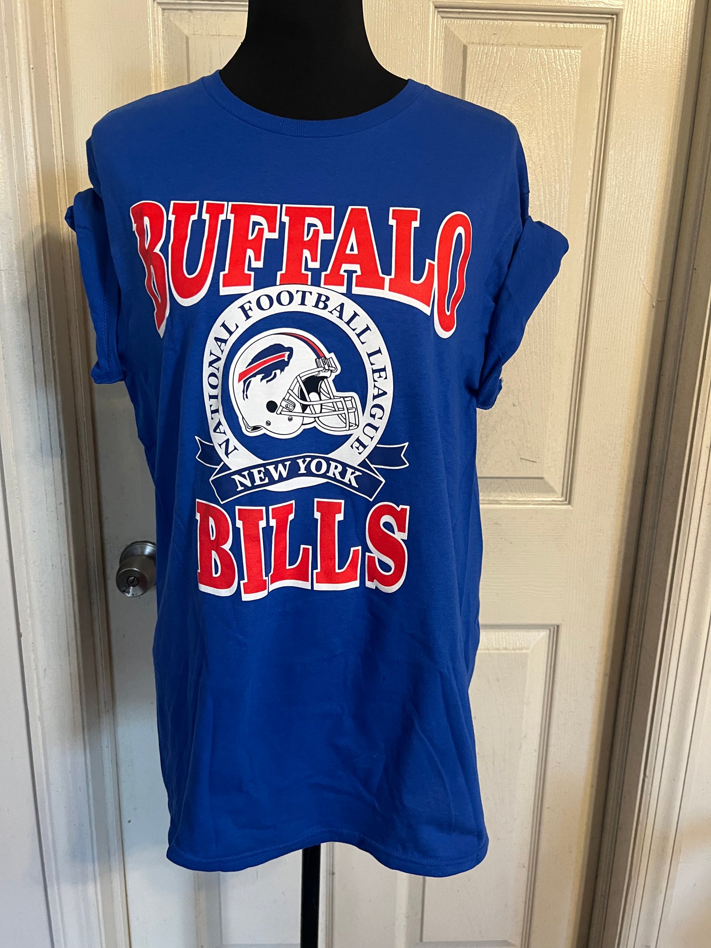 Buffalo Bills Oversized Distressed Tee