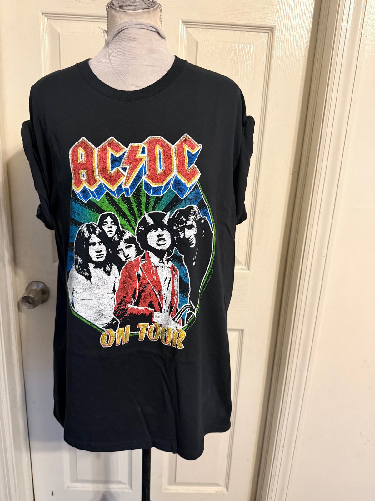 AC/DC Double Sided Oversized Tee