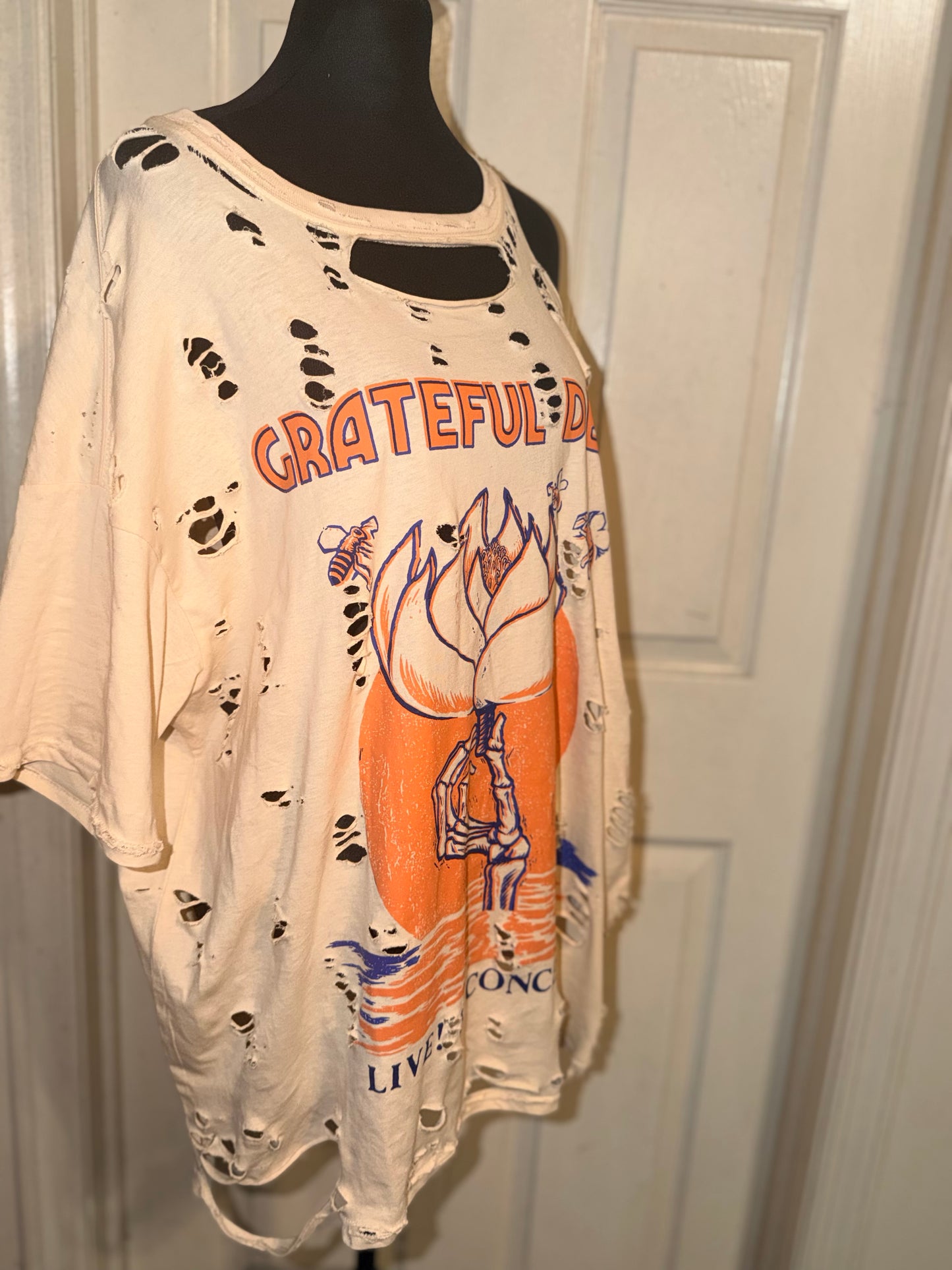 Grateful Dead Oversized Distressed Tee (as is)