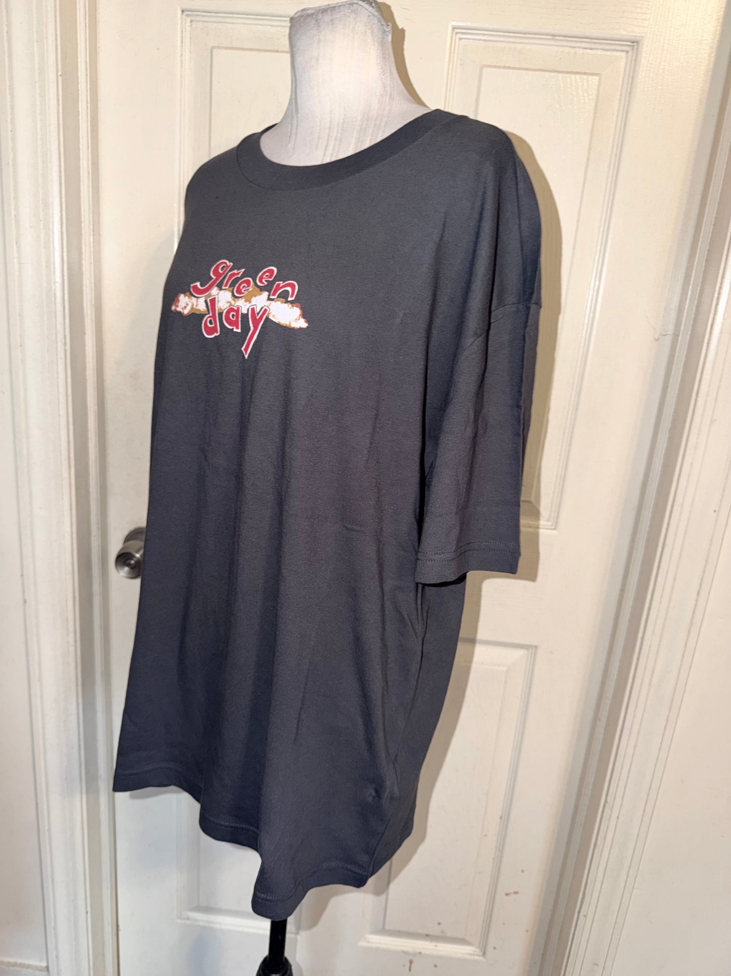 Green Day Double Sided Oversized Tee