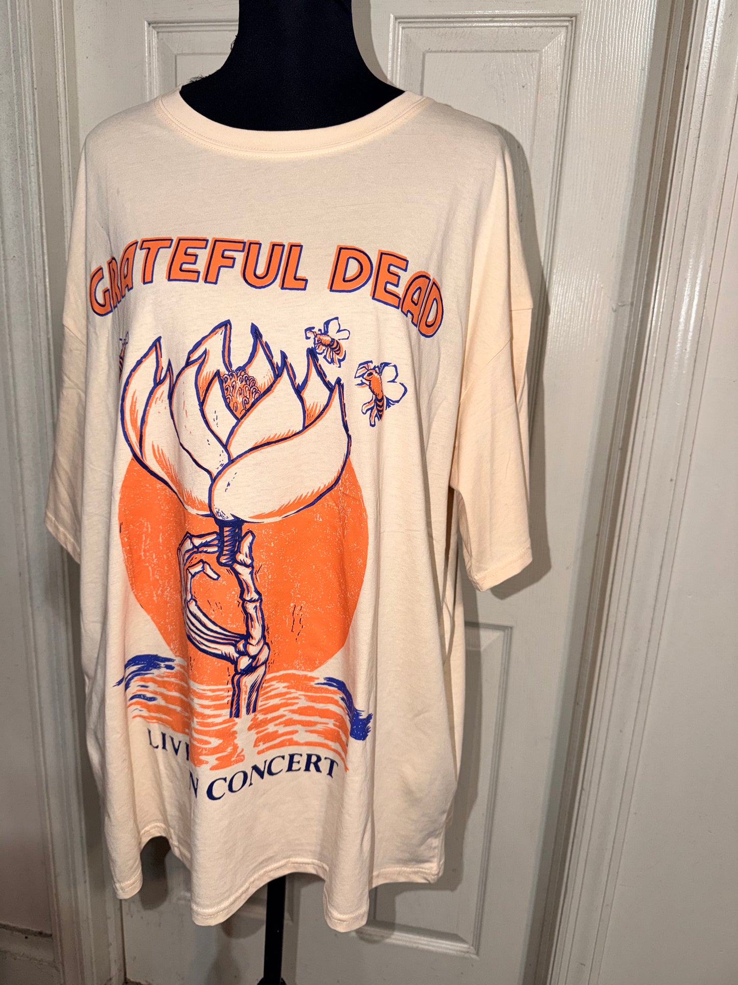 Grateful Dead Oversized Distressed Tee