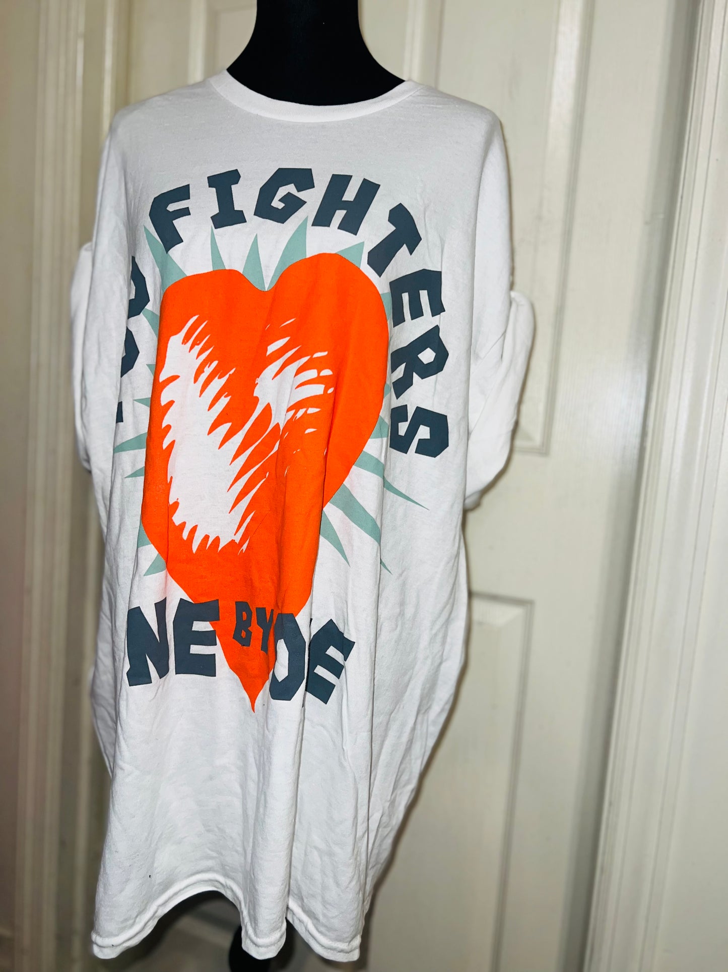 Foo Fighters Oversized Distressed Tee