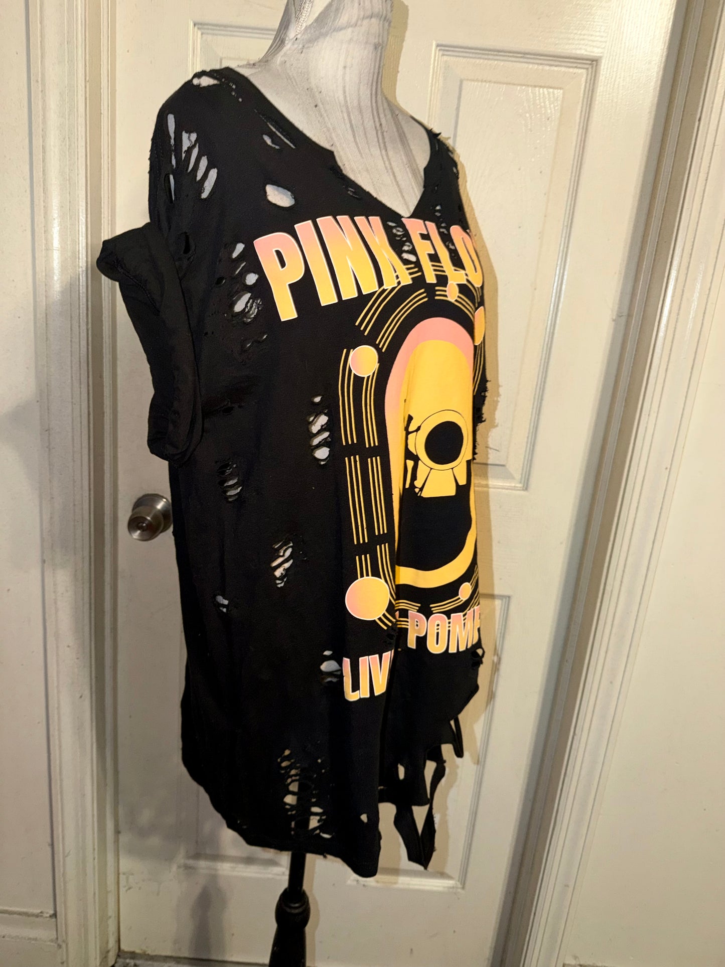 Pink Floyd Oversized Distressed Tee (as is)