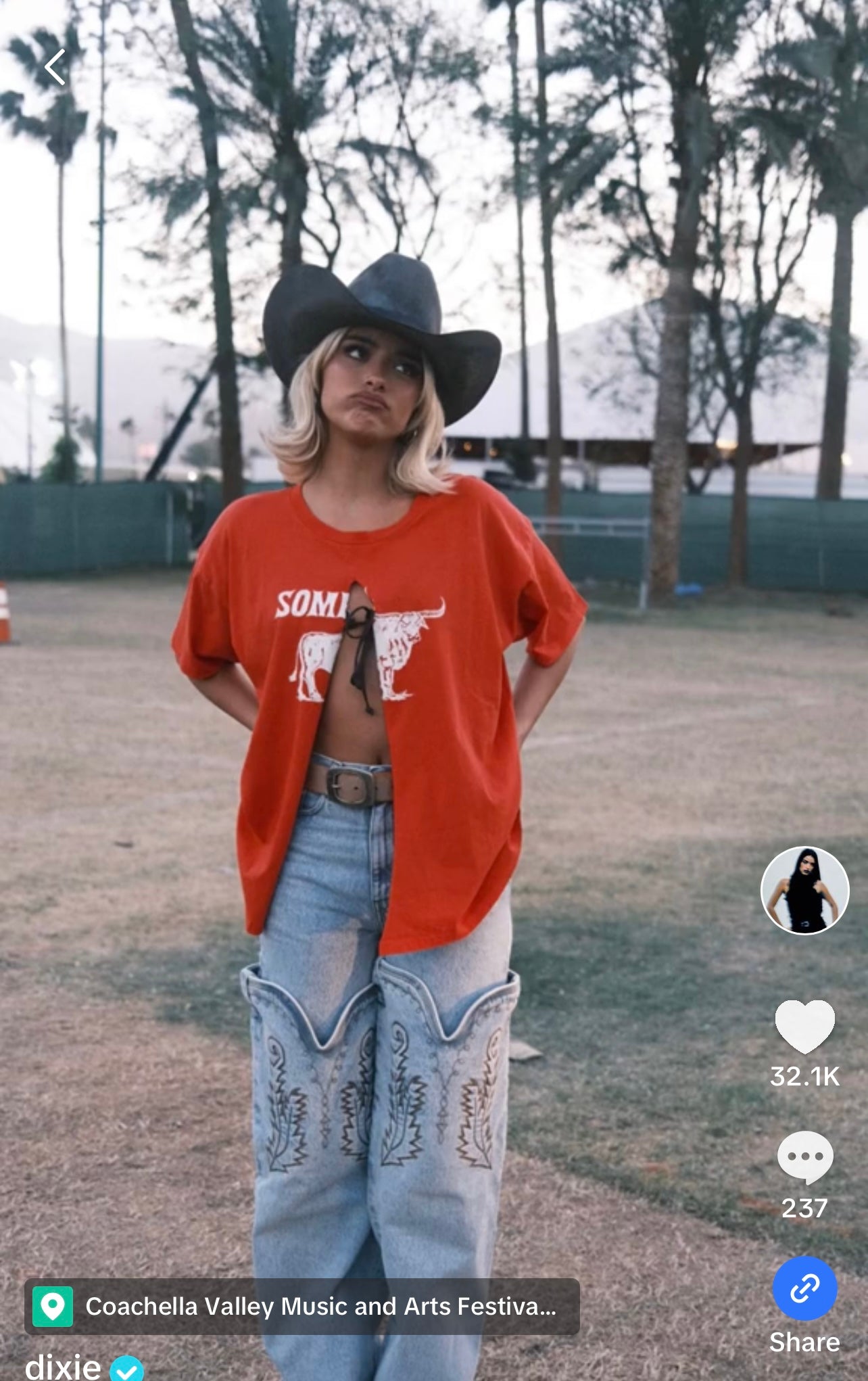 Cowboy Up Oversized Distressed Tee