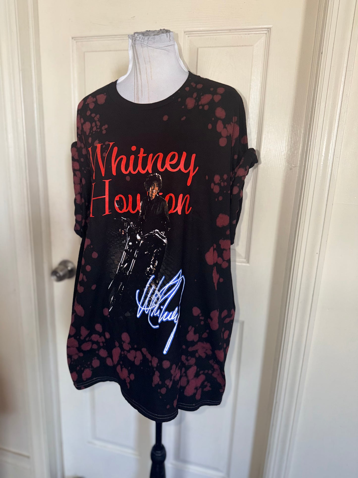 Whitney Houston Distressed Tee