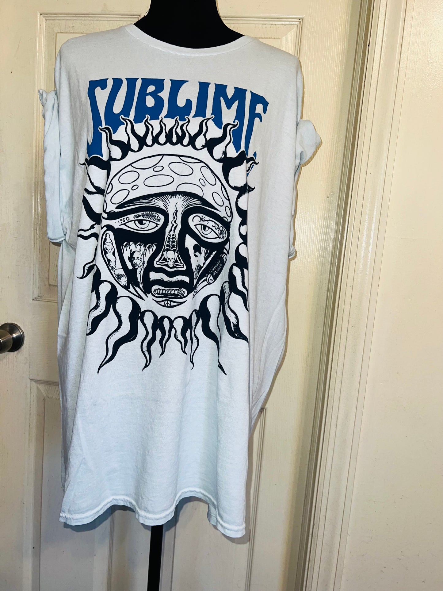 Sublime Double Sided Oversized Distressed Tee