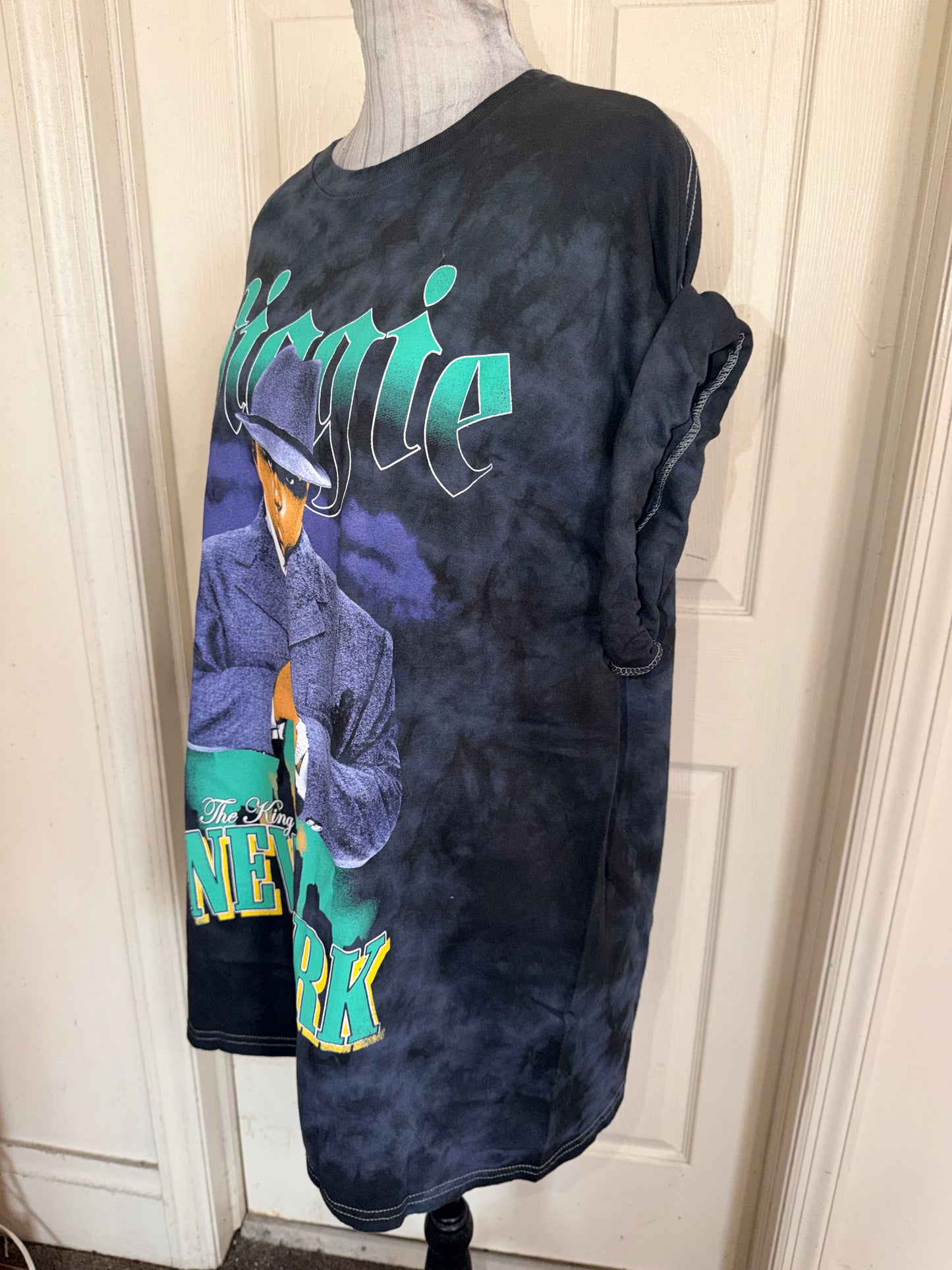 Biggie Smalls Oversized Distressed Tee