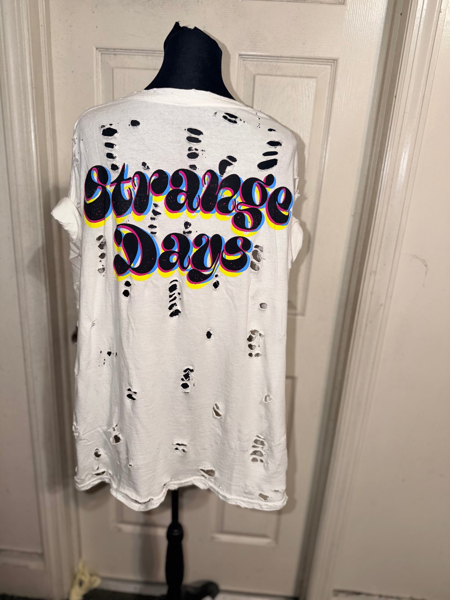 The Doors Double Sided Oversized Distressed Tee