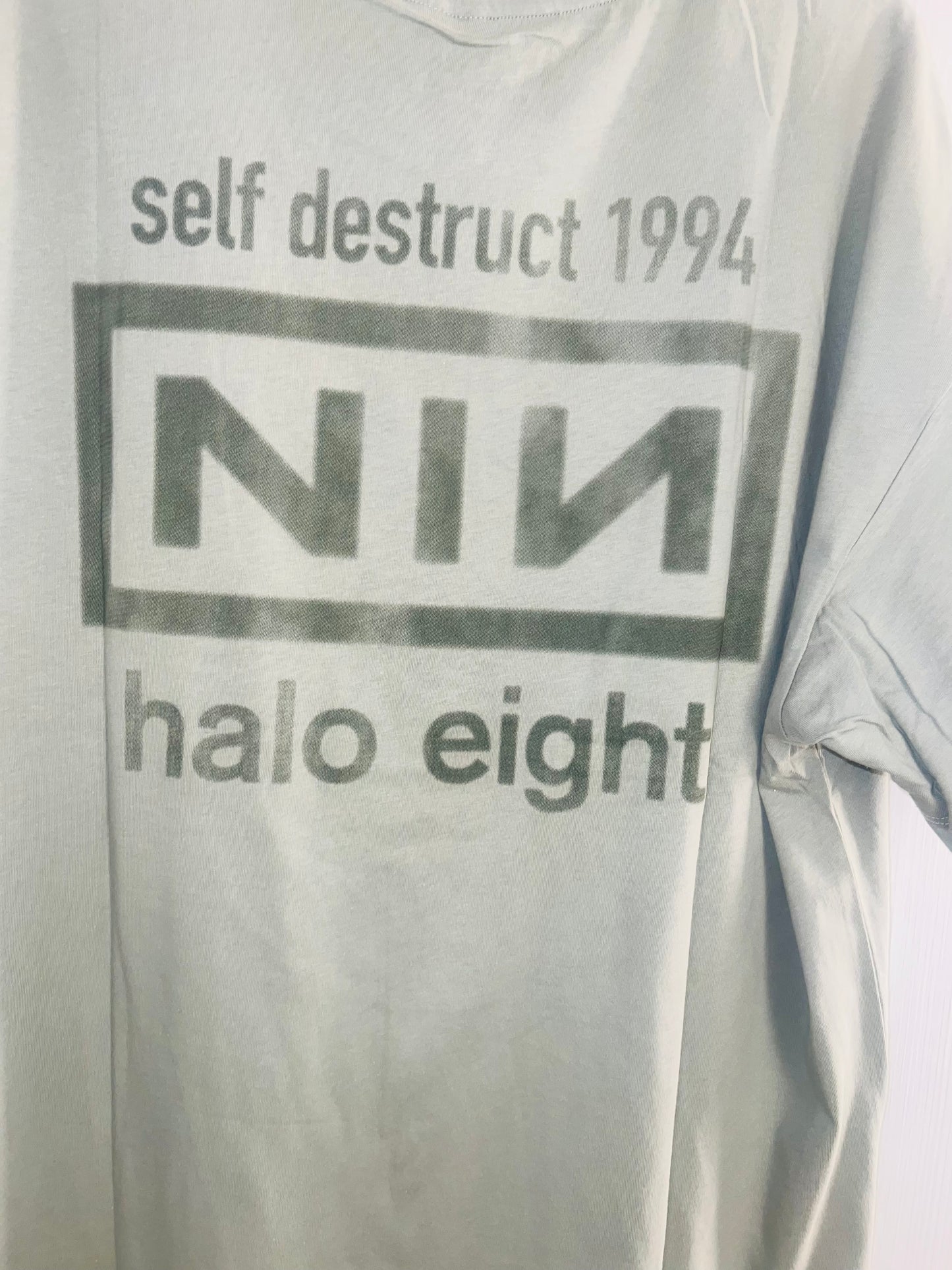 Nine Inch Nails Double Sided Oversized Distressed Tees