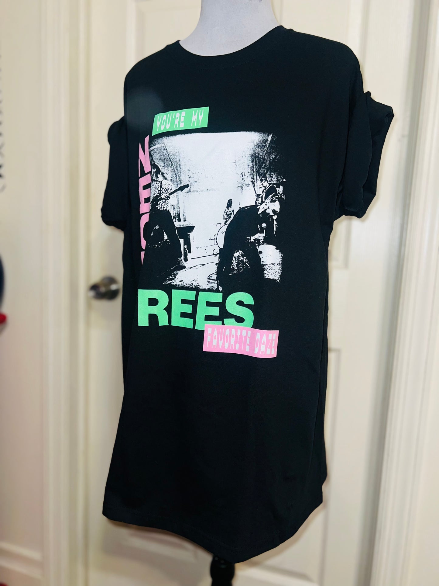 Neon Trees Oversized Distressed Tee