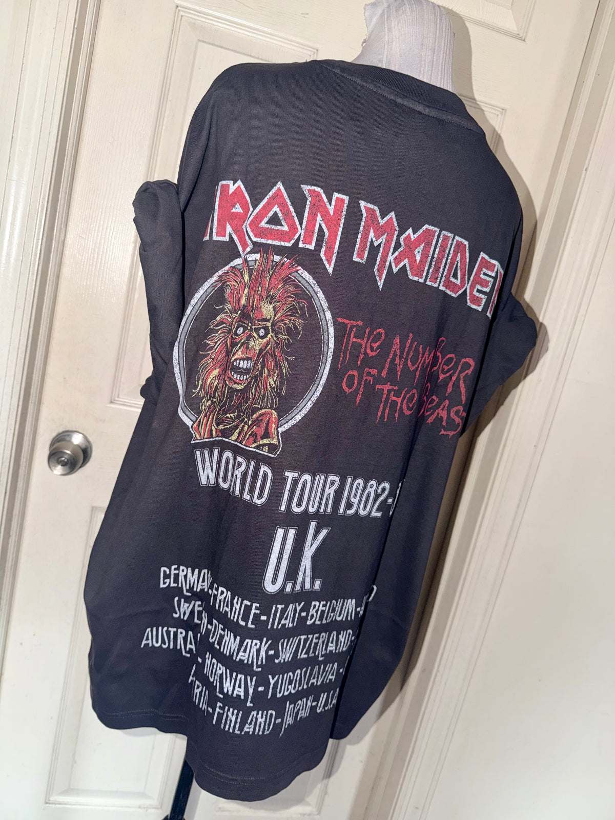 Iron Maiden Double Sided Oversized Tee