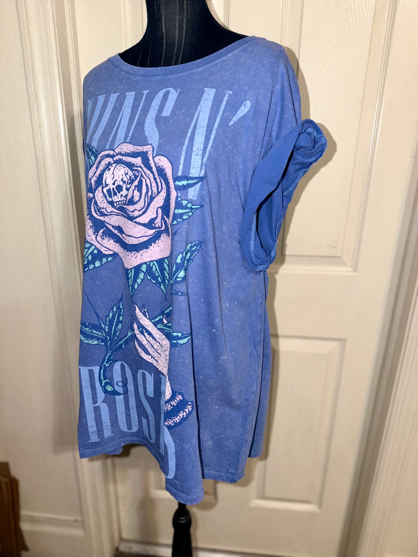 Guns N’ Roses Double Sided Oversized Distressed Tee