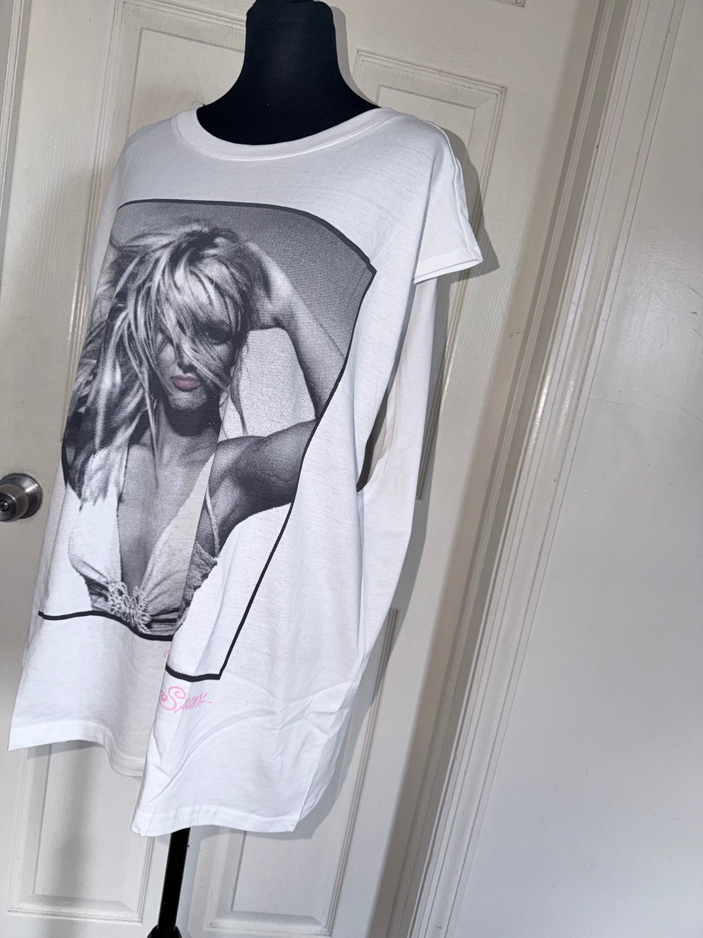 Britney Spears Oversized Distressed Tank