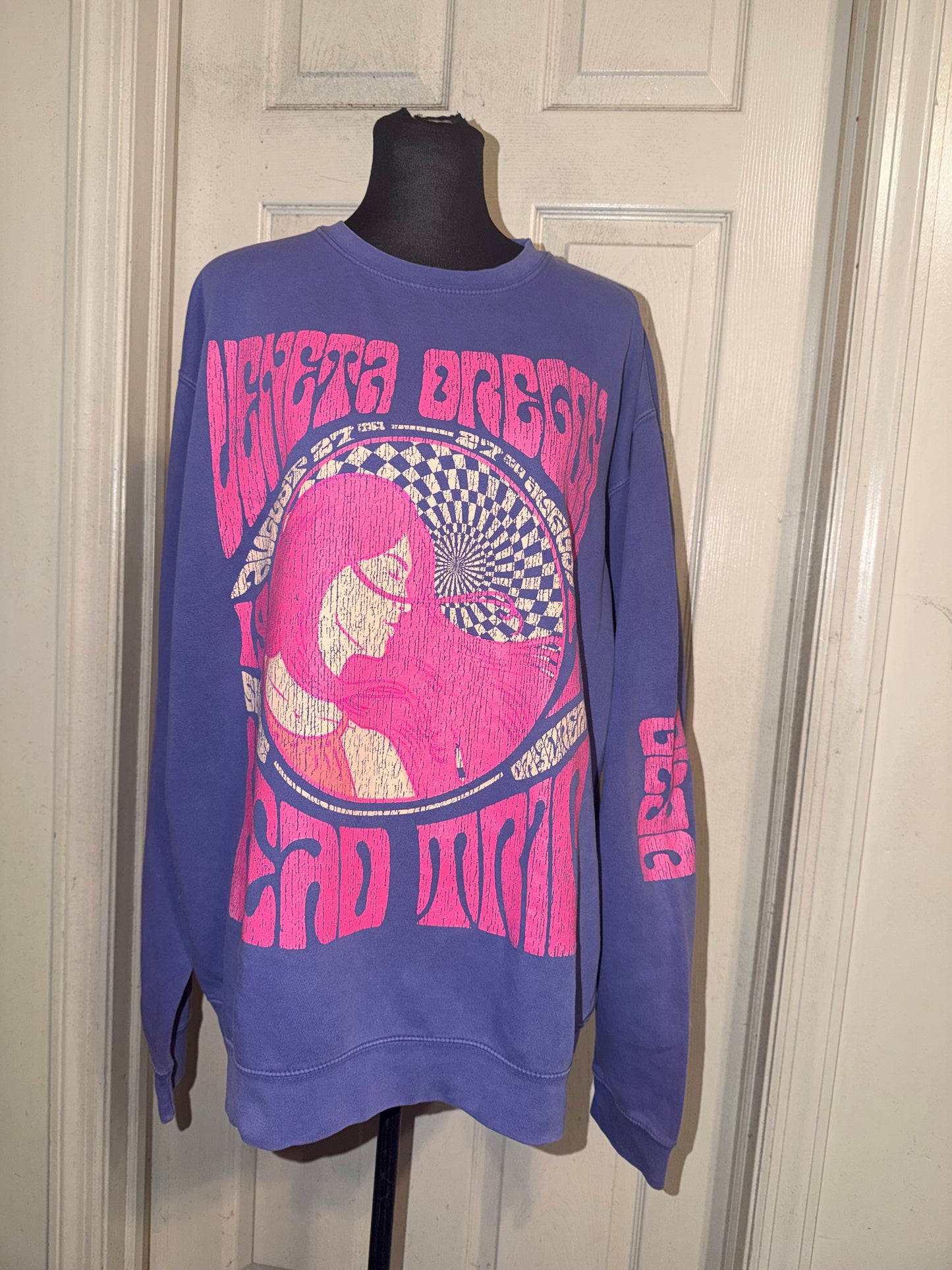 Grateful Dead Oversized Distressed Sweatshirt