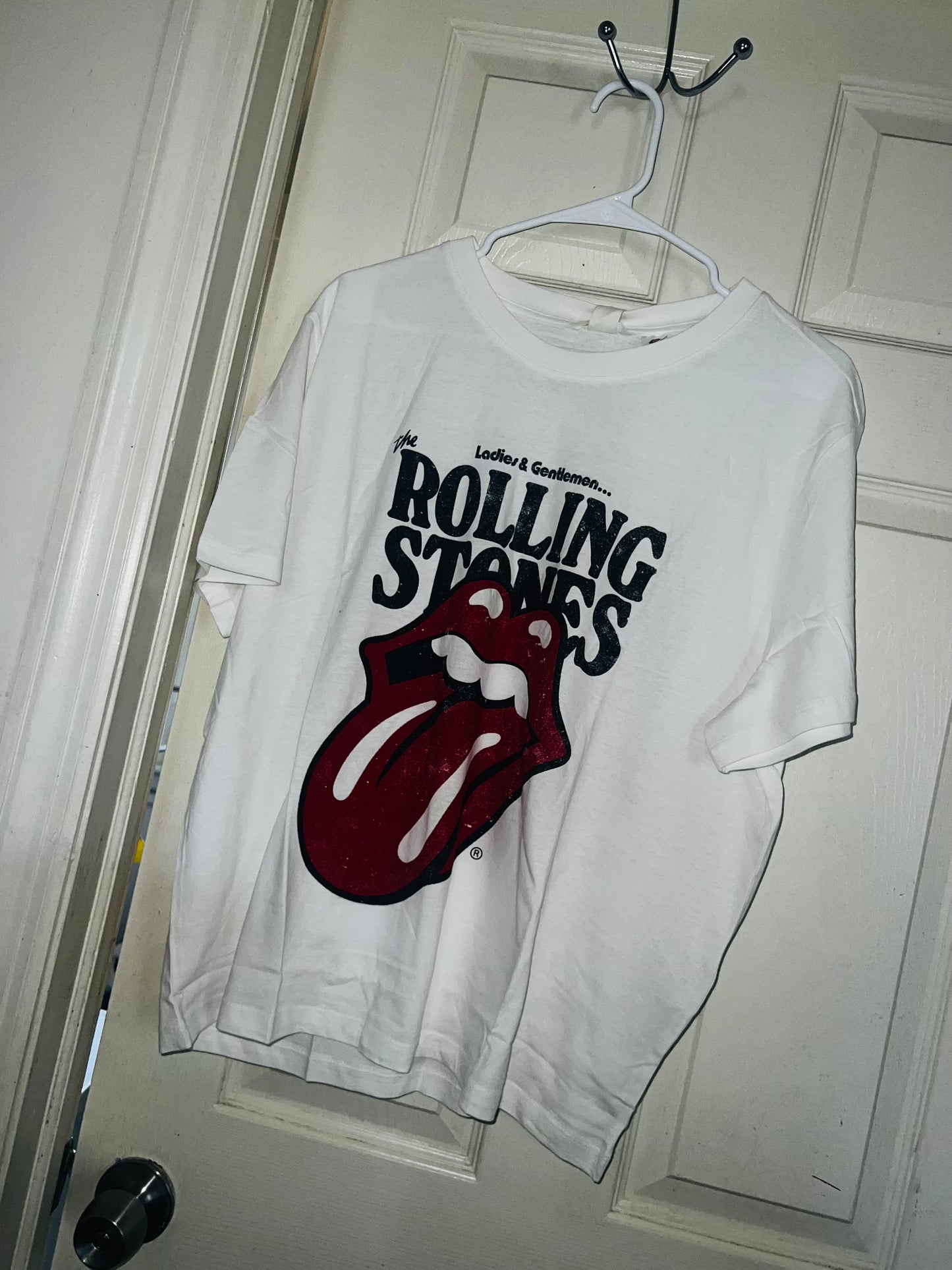 The Rolling Stones White Oversized Tee