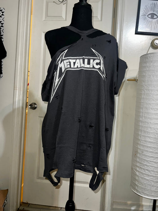 Metallica Oversized Distressed Tee
