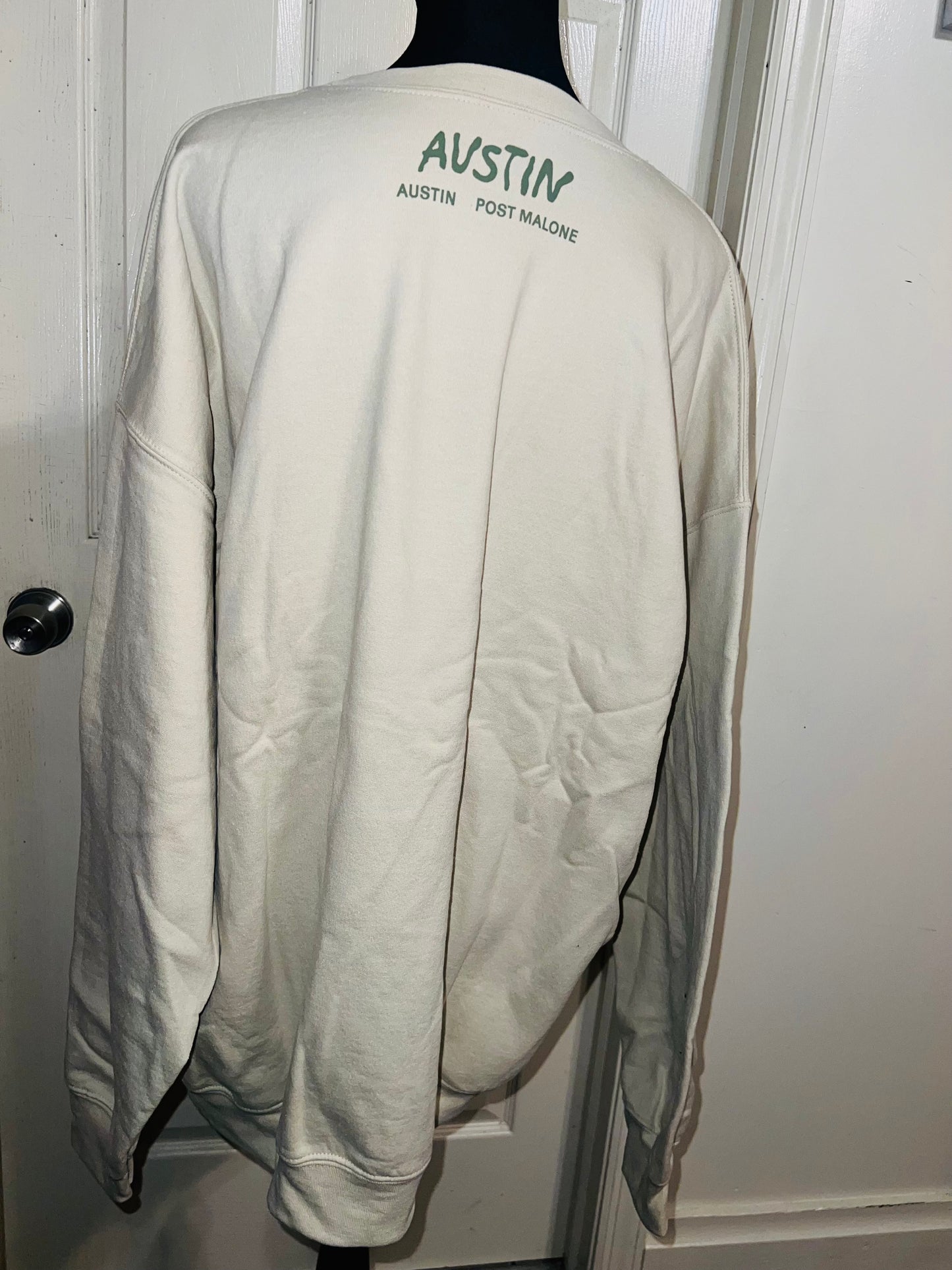 Post Malone Oversized Distressed Sweatshirt