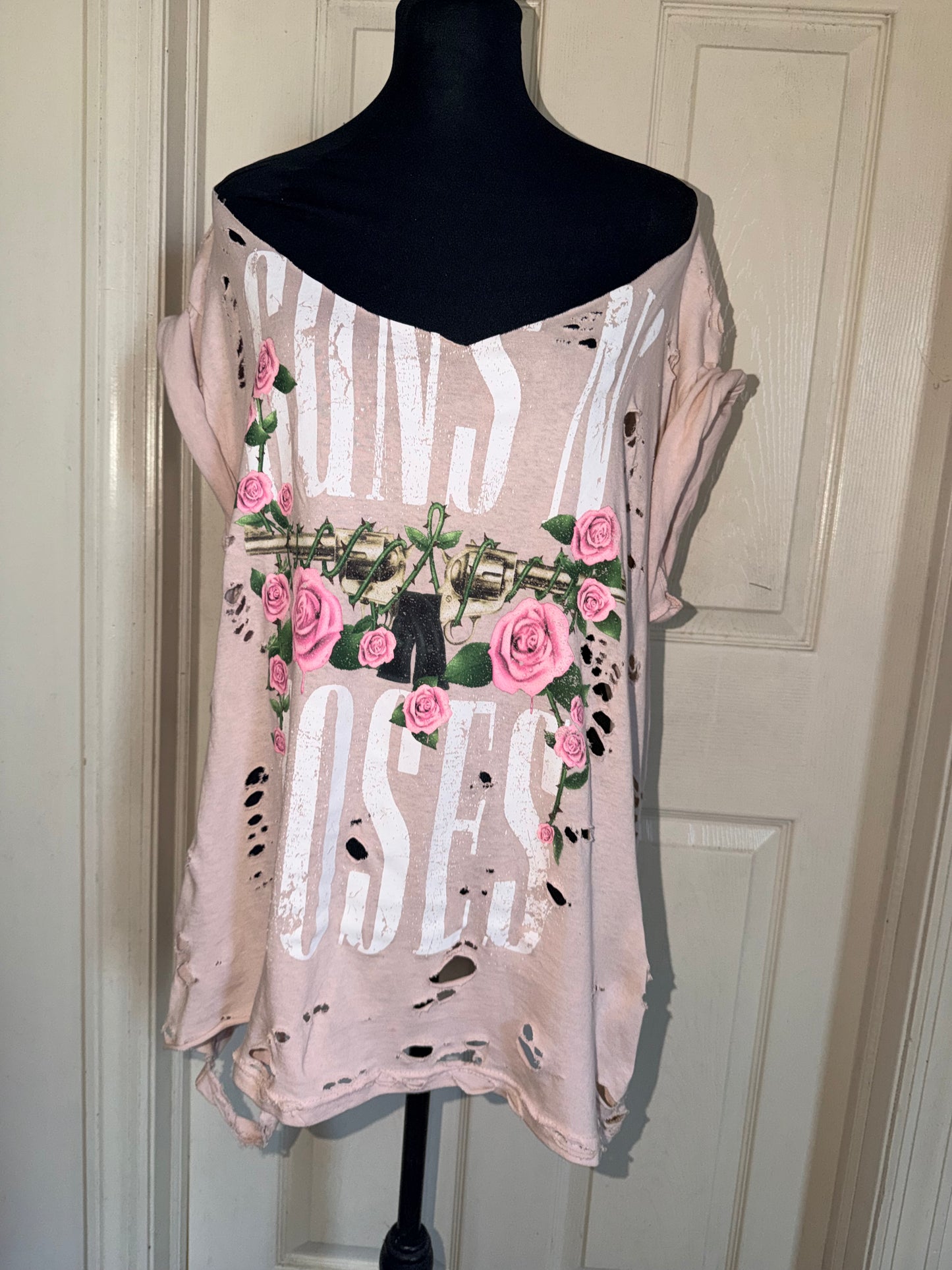Guns N’ Roses Oversized Distressed Tee
