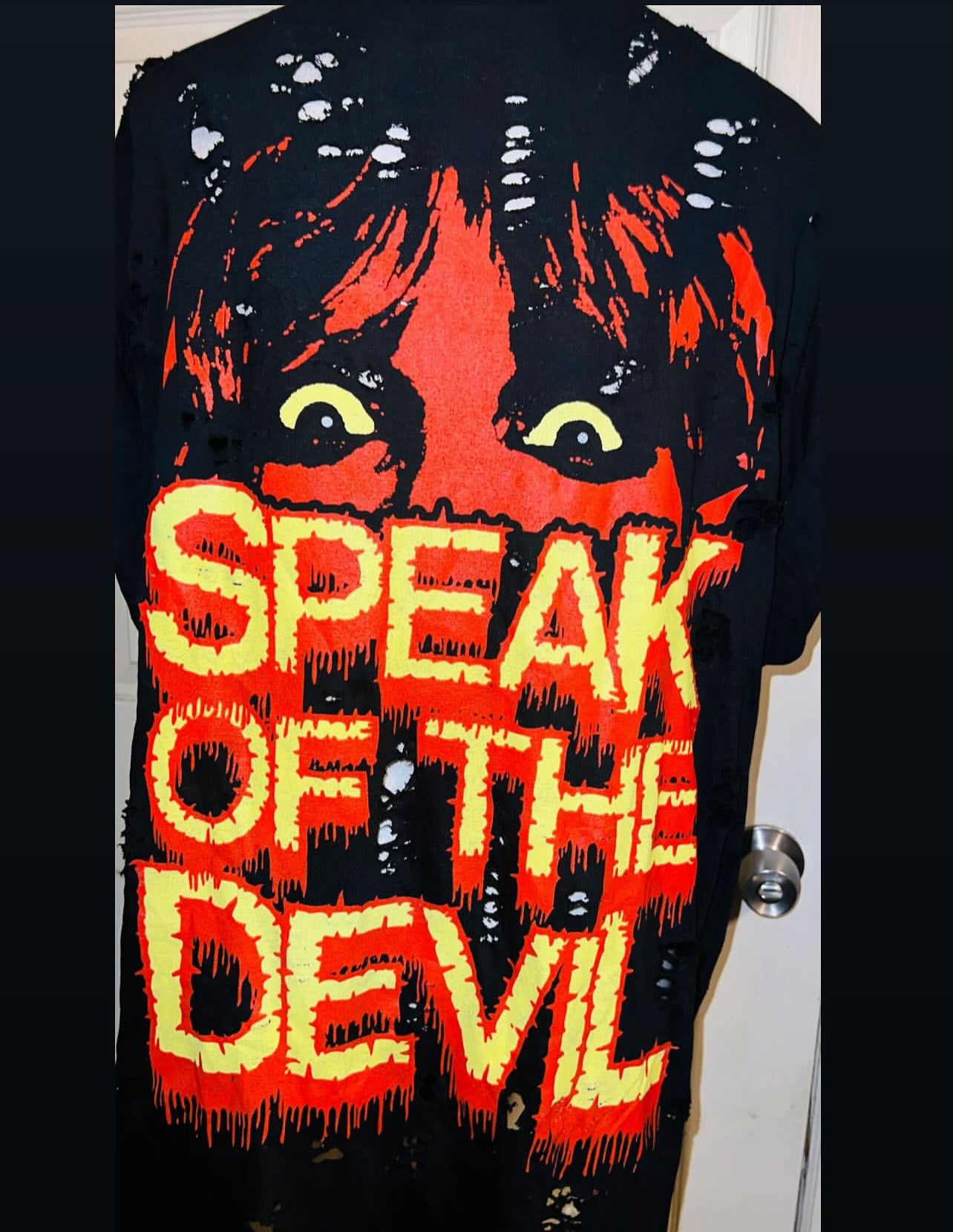 Ozzy Osbourne Double Sided Oversized Distressed Tee