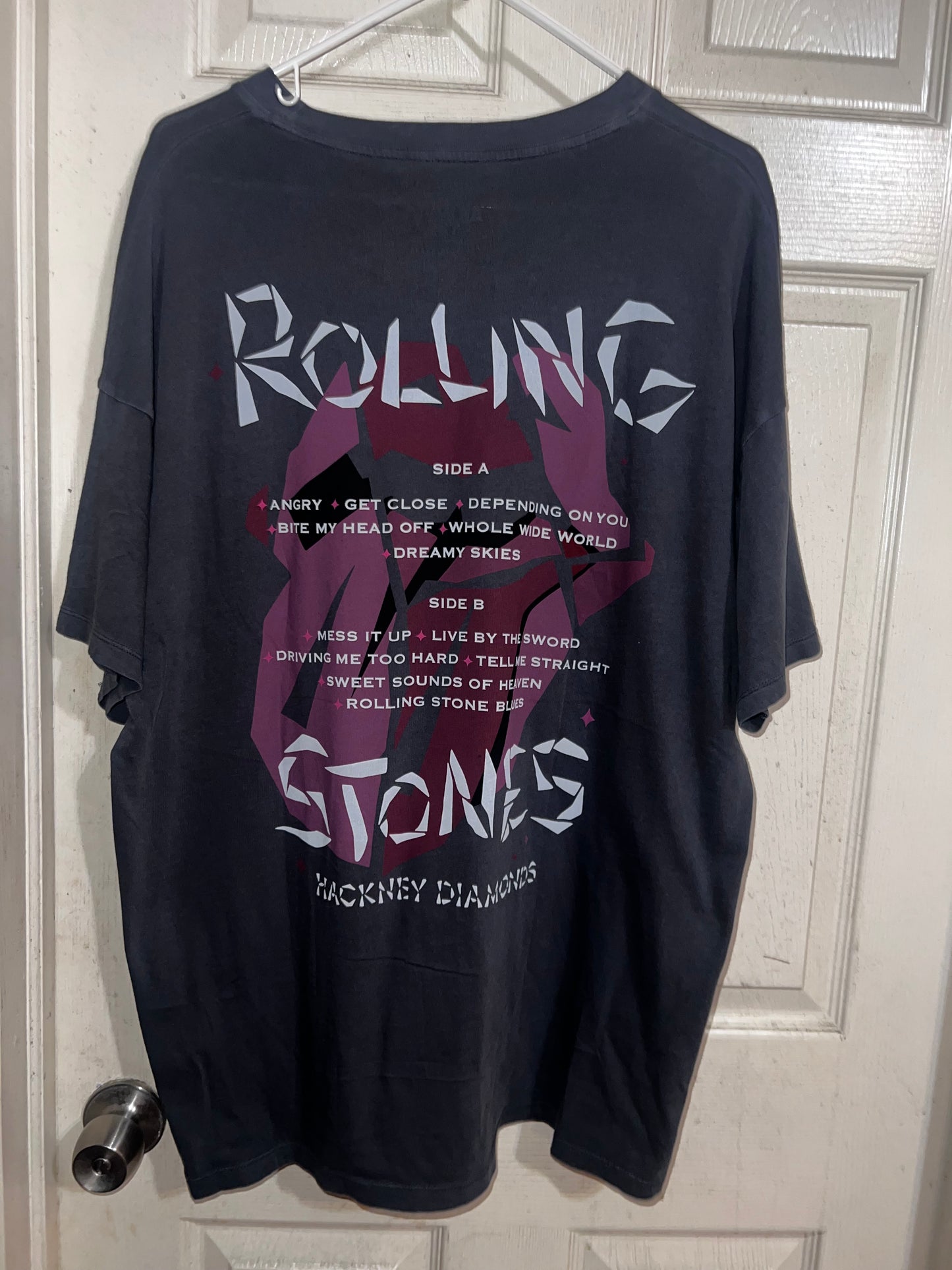 The Rolling Stones Hackney Diamonds Double Sided Oversized Tee