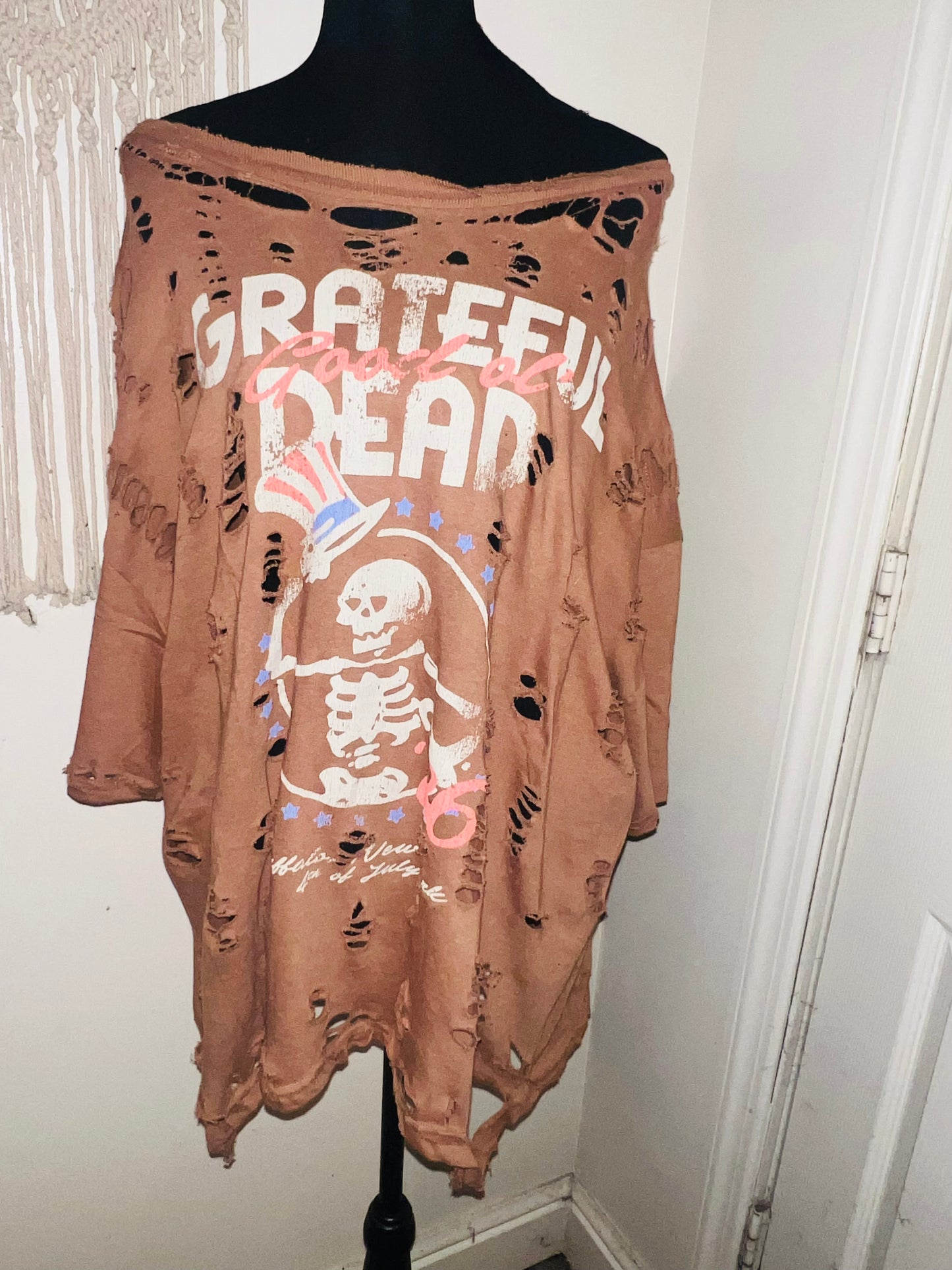 Grateful Dead Oversized Distressed Tee (As Is)