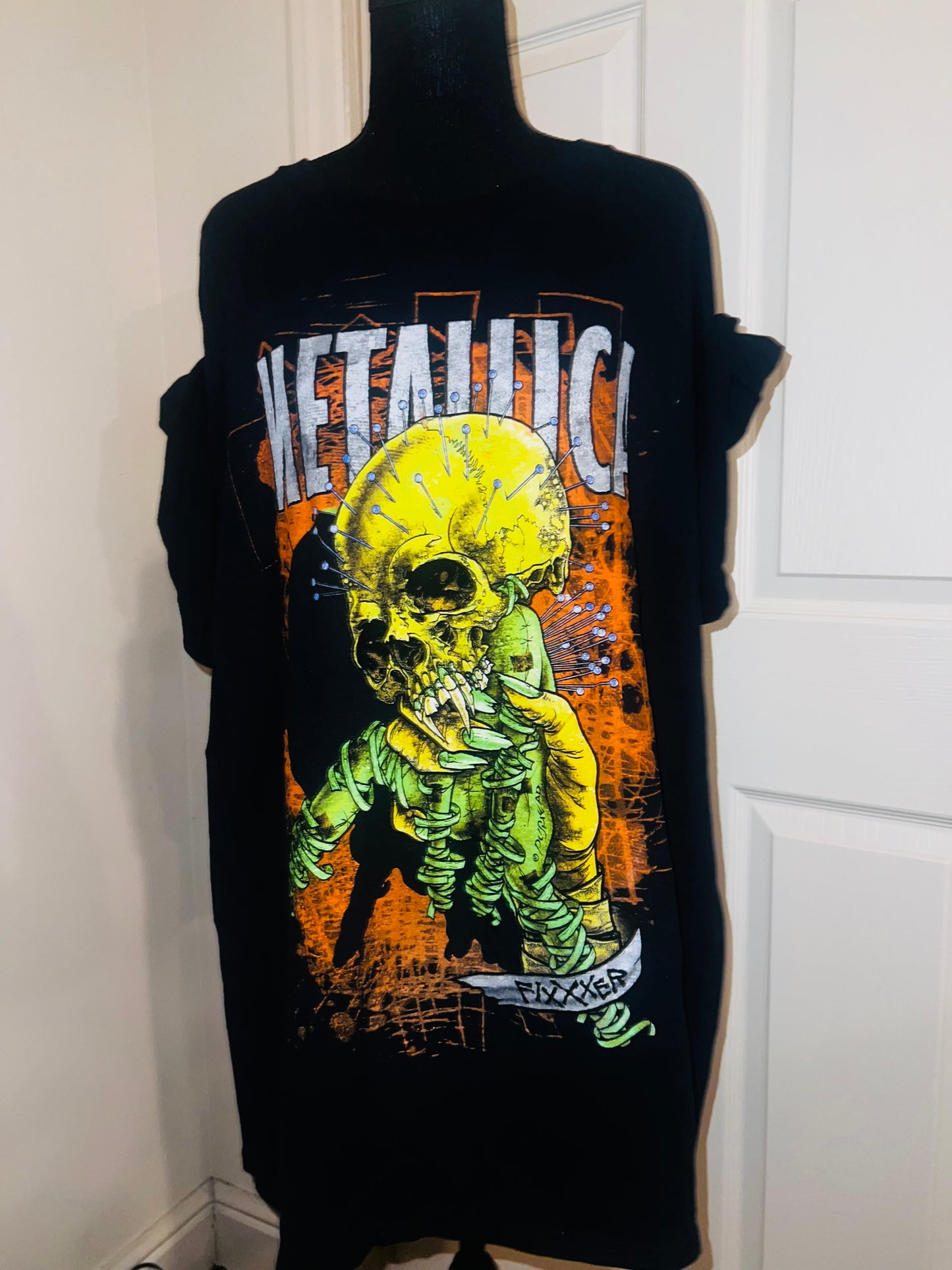 Metallica Fixxer Oversized Distressed Tee