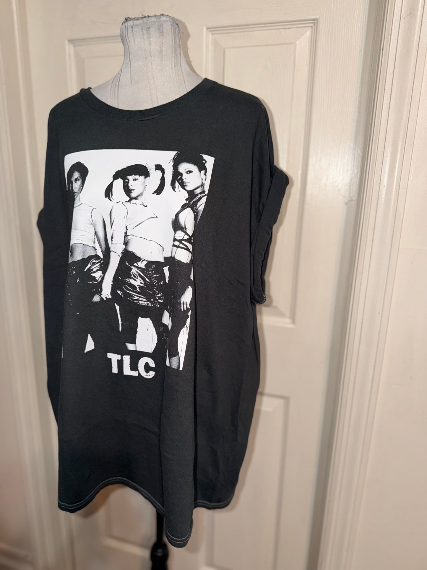 TLC Oversized Distressed Tee