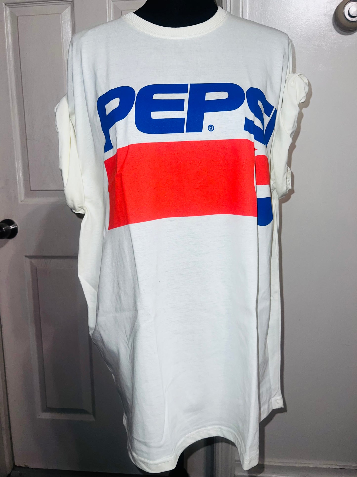 Pepsi Double Sided Oversized Distressed Tee