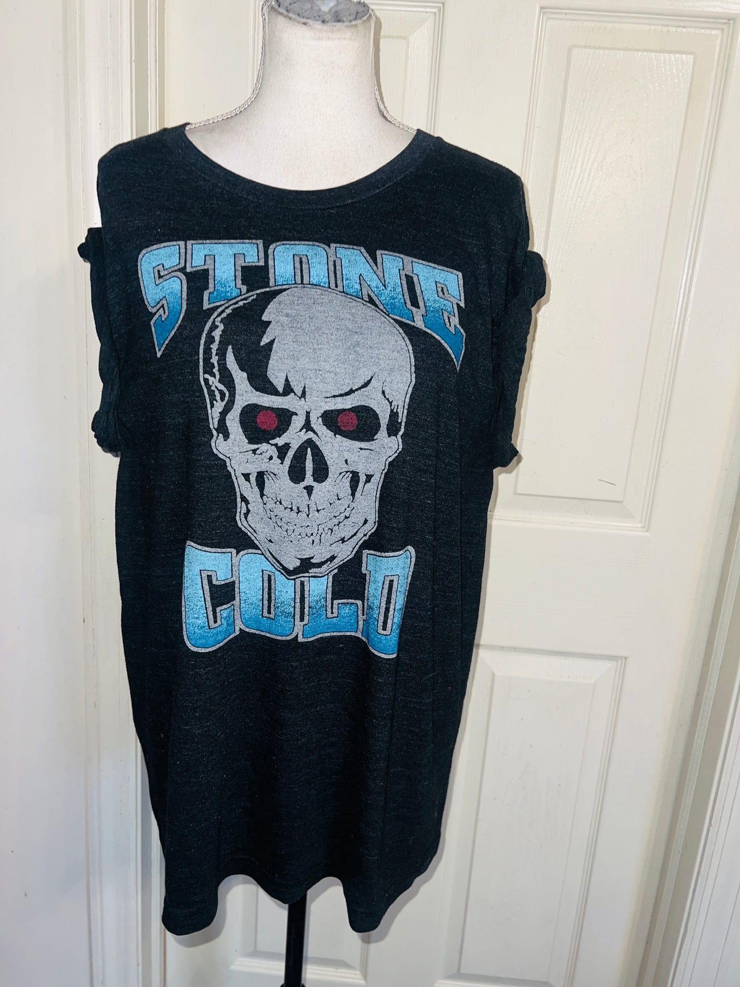 Stone Cold Steve Austin Vintage Oversized Distressed Tee