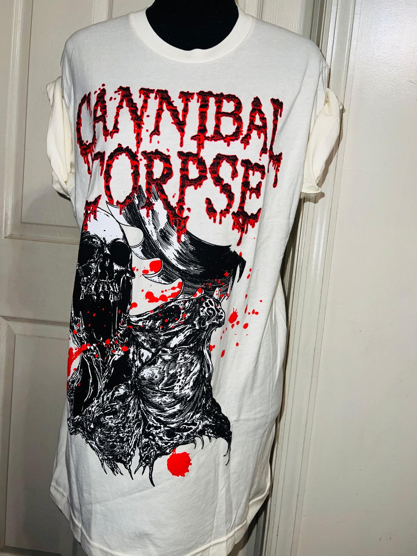 Cannibal Corpse Oversized Distressed Tee