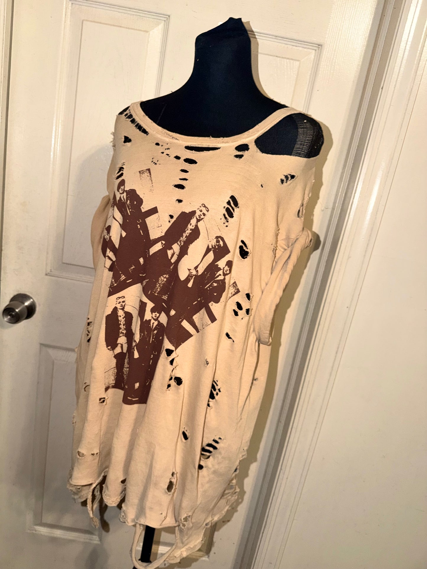 Blondie Double Sided Oversized Distressed Tee (as is)