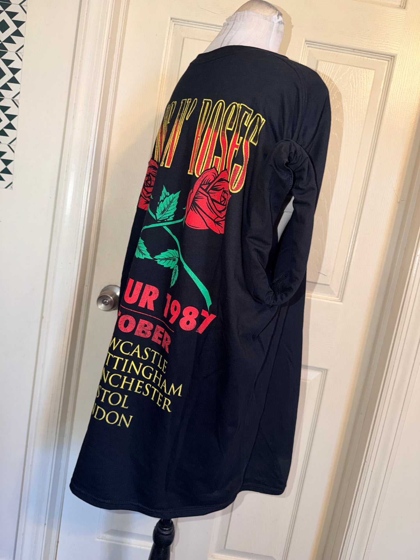 Guns N’ Roses Double Sided Oversized Distressed Tee