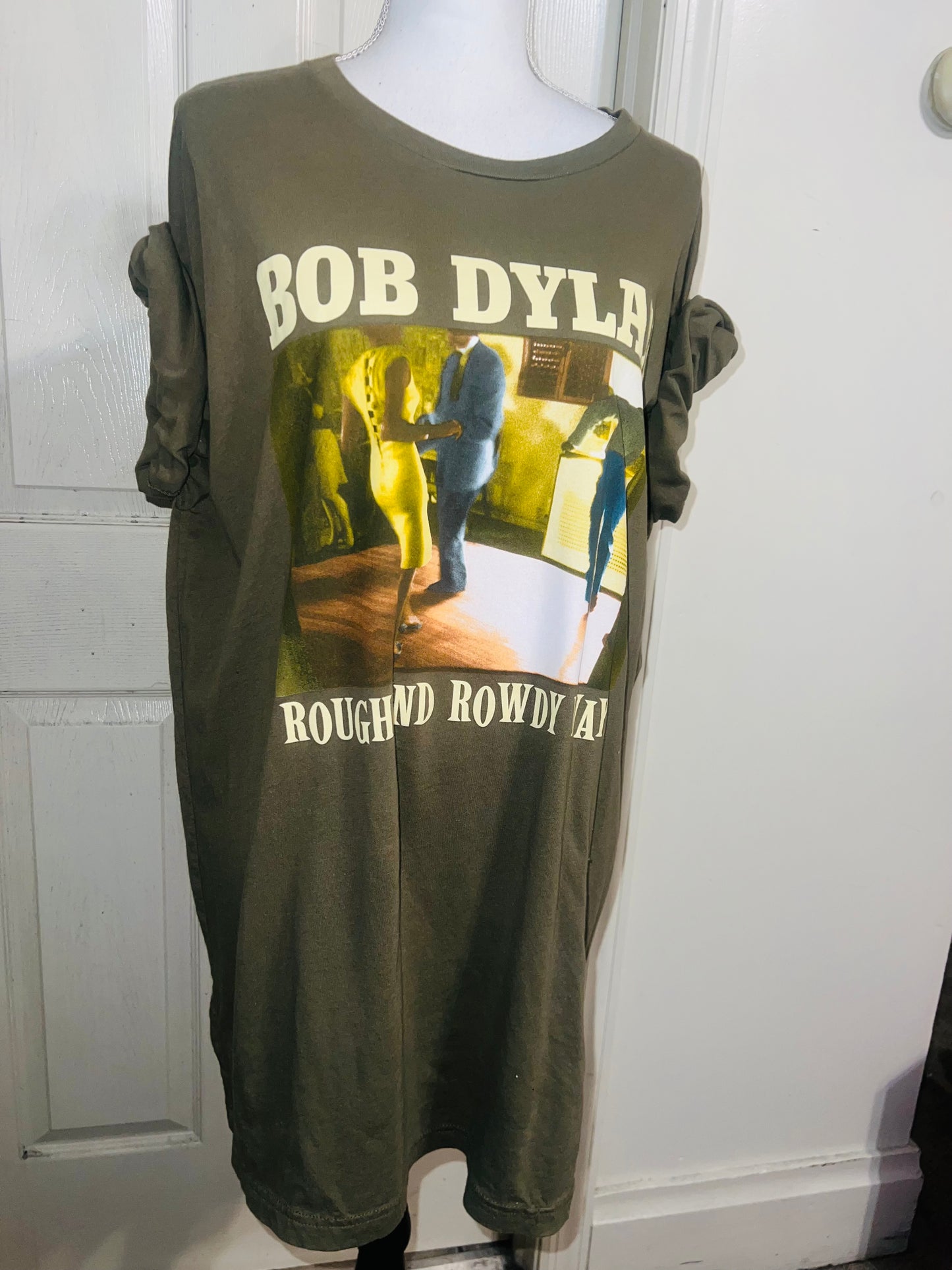 Bob Dylan Double Sided Vintage Oversized Distressed Tee