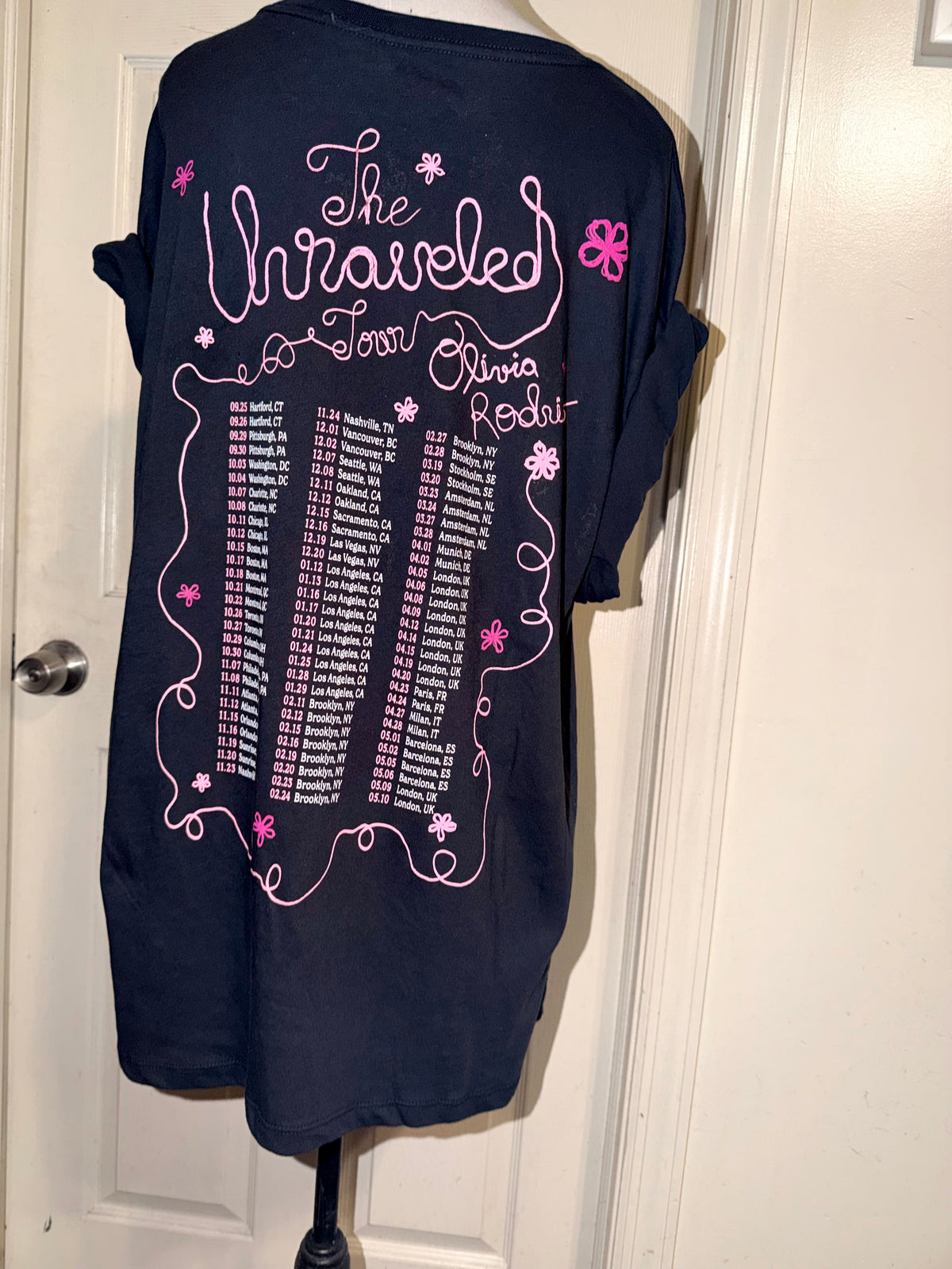 Olivia Rodrigo Double Sided Oversized Tee