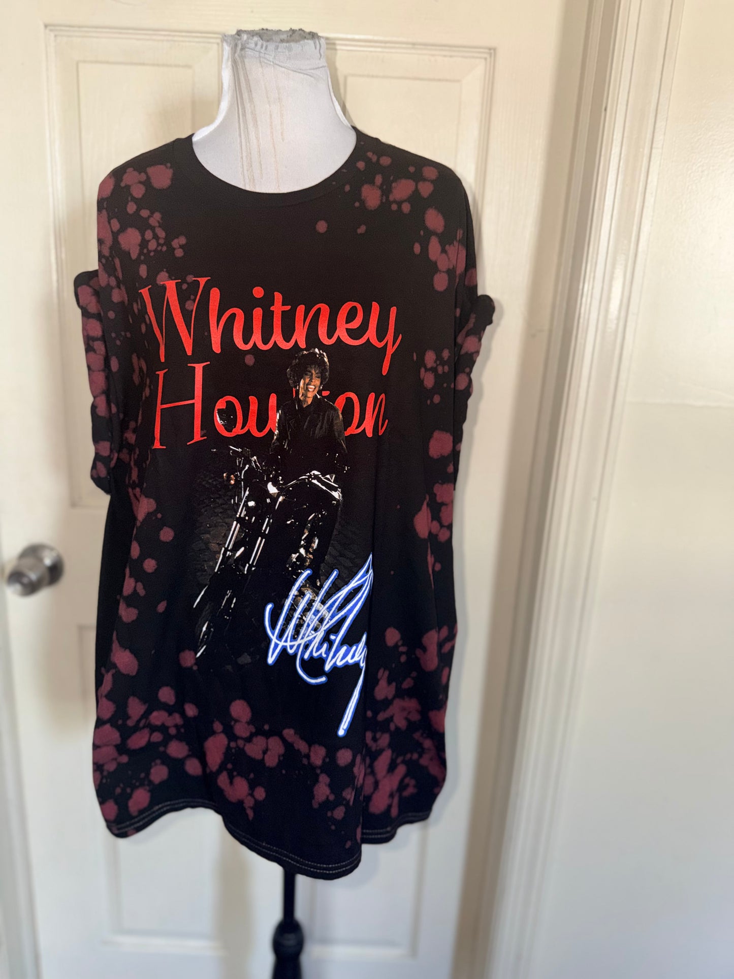 Whitney Houston Distressed Tee