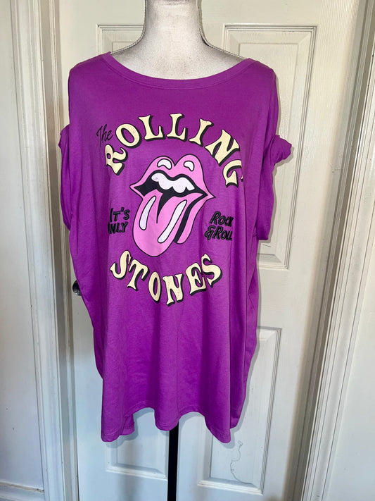 The Rolling Stones Oversized Distressed Tee