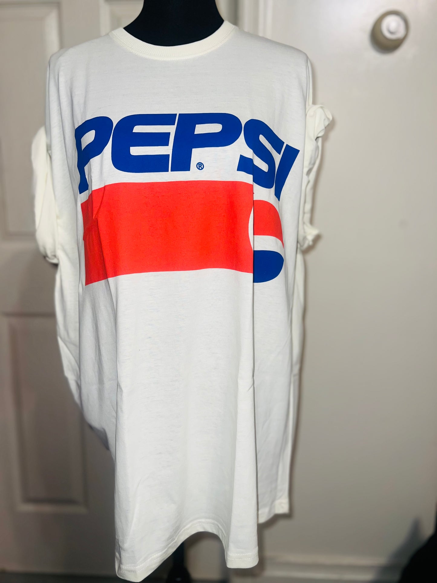 Pepsi Double Sided Oversized Distressed Tee