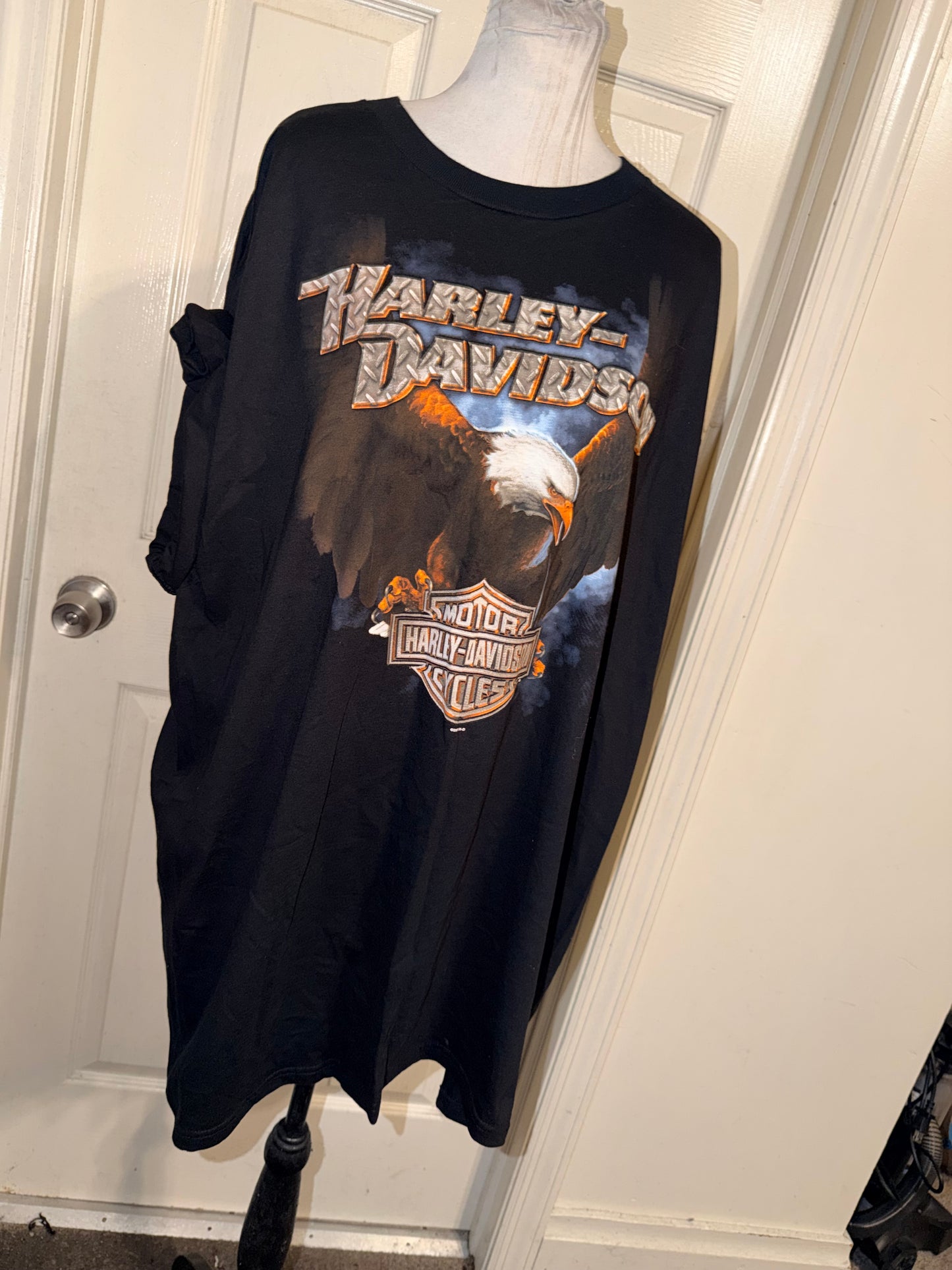 Harley Davidson Vintage Double Sided Oversized Tee