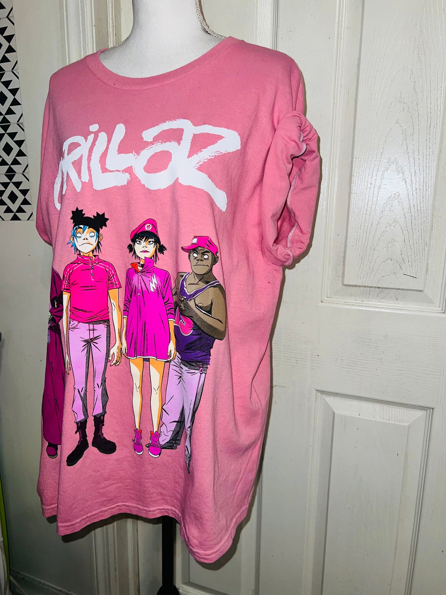 Gorillaz Oversized Distressed Tee