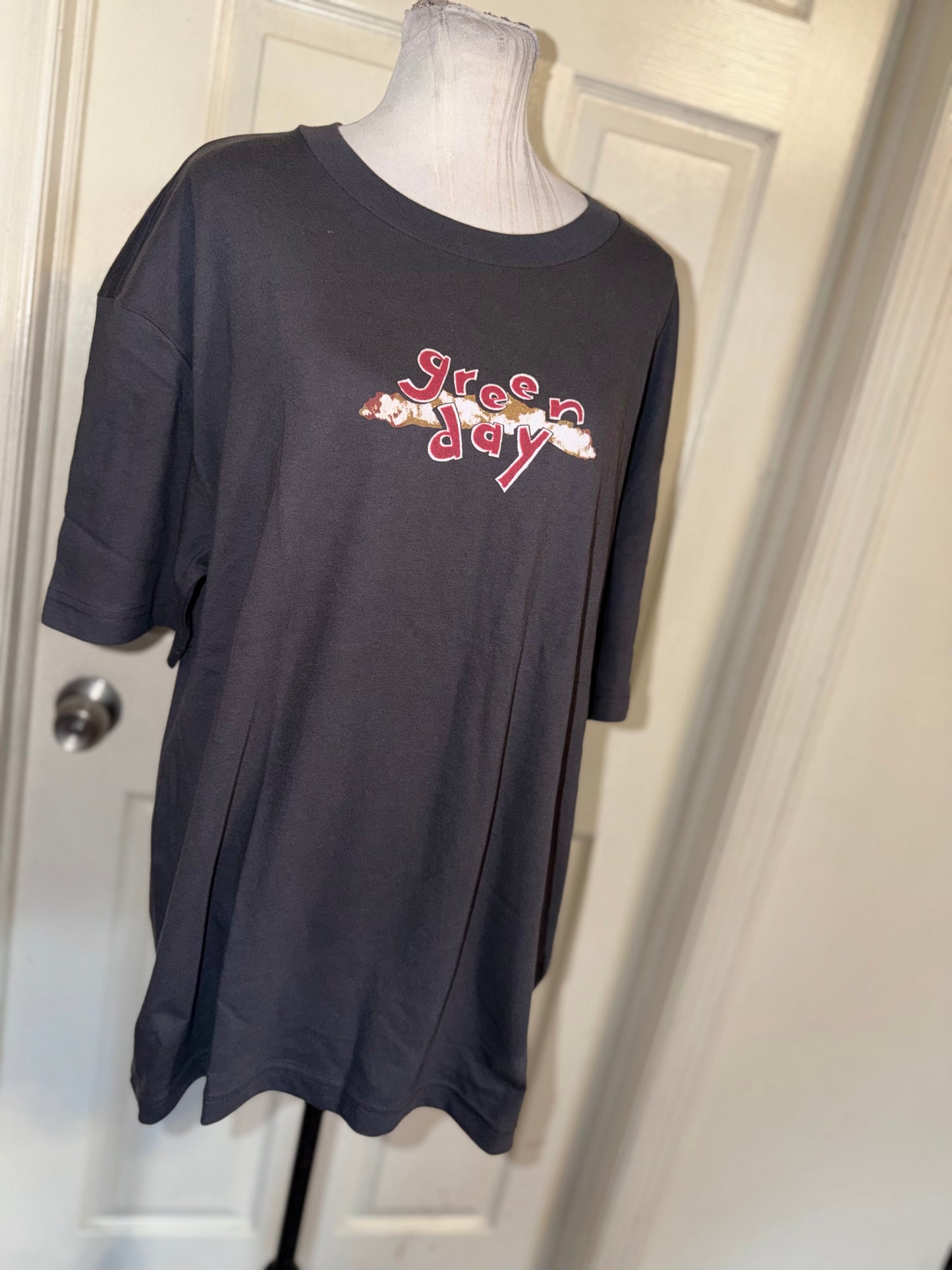 Green Day Double Sided Oversized Tee