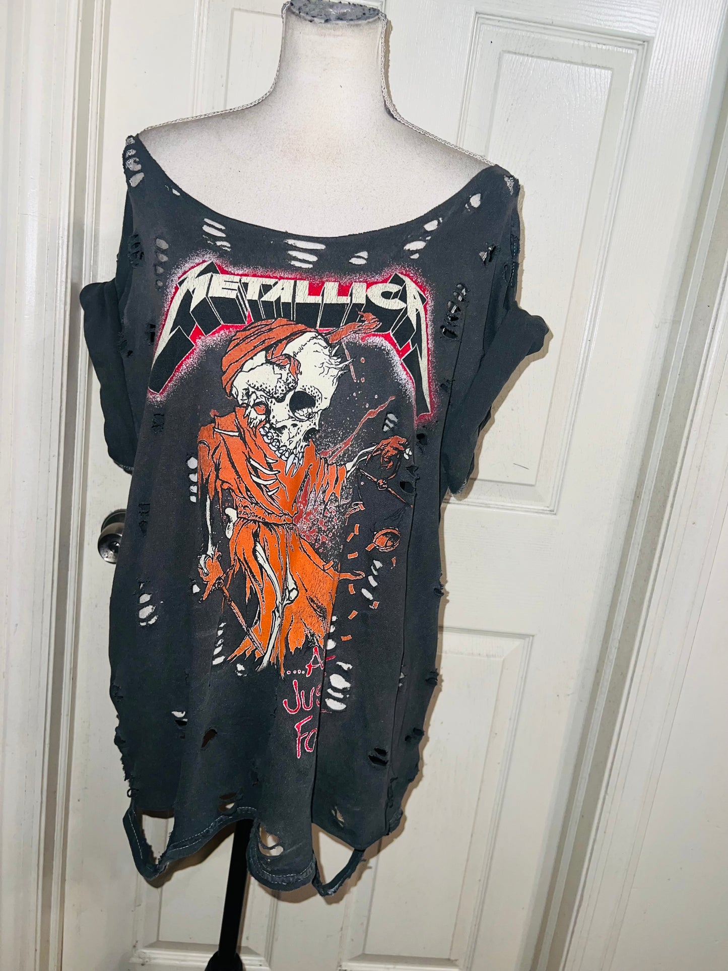 Metallica Oversized Distressed Tee (As Is)