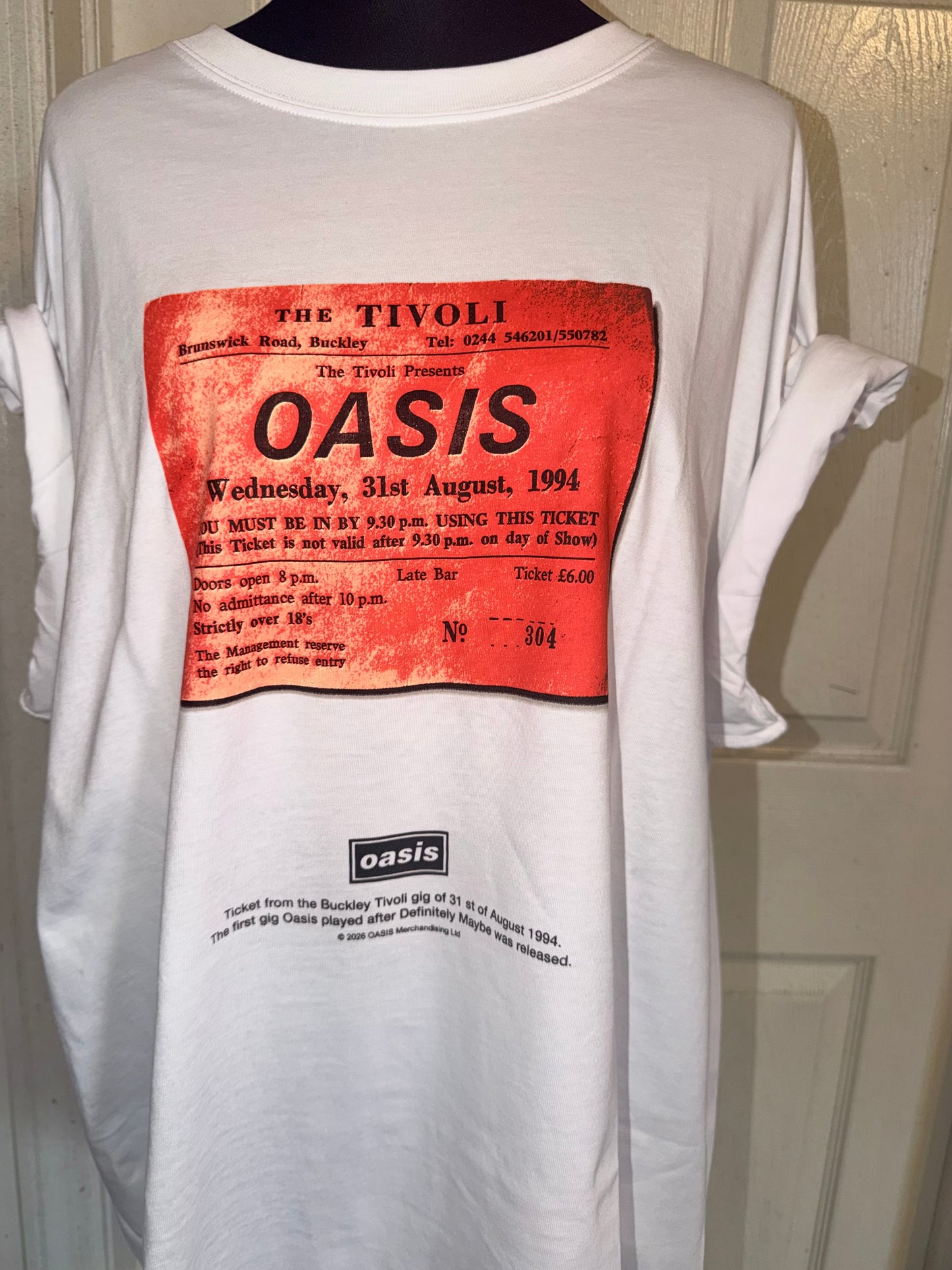 Oasis Oversized Distressed Tee
