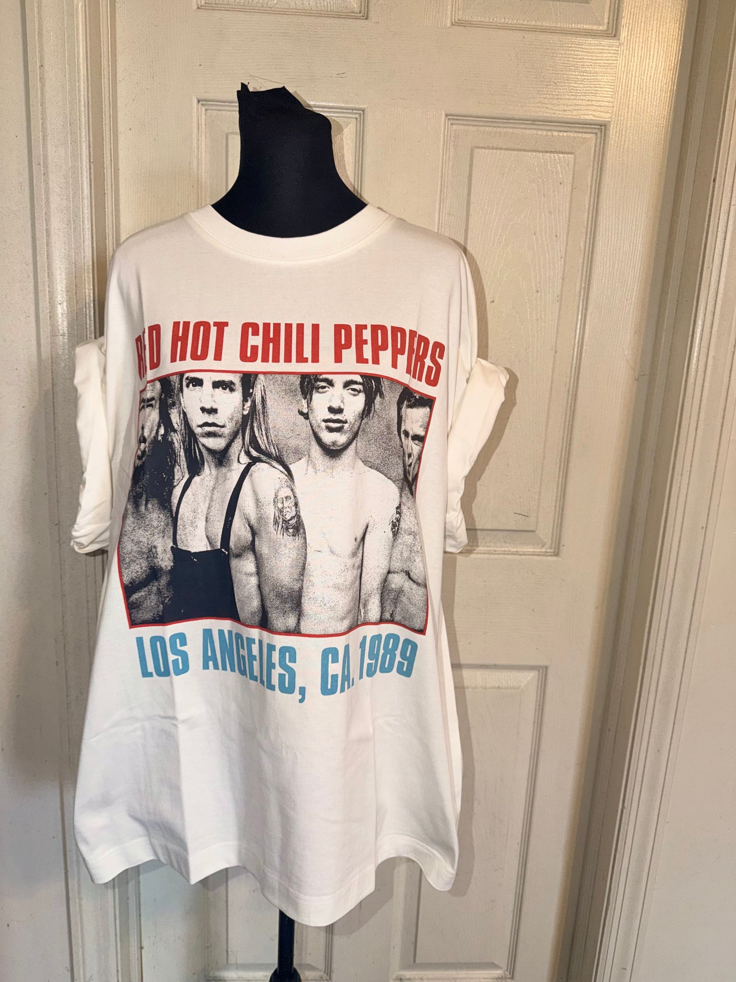 Red Hot Chili Peppers Oversized Distressed Tee
